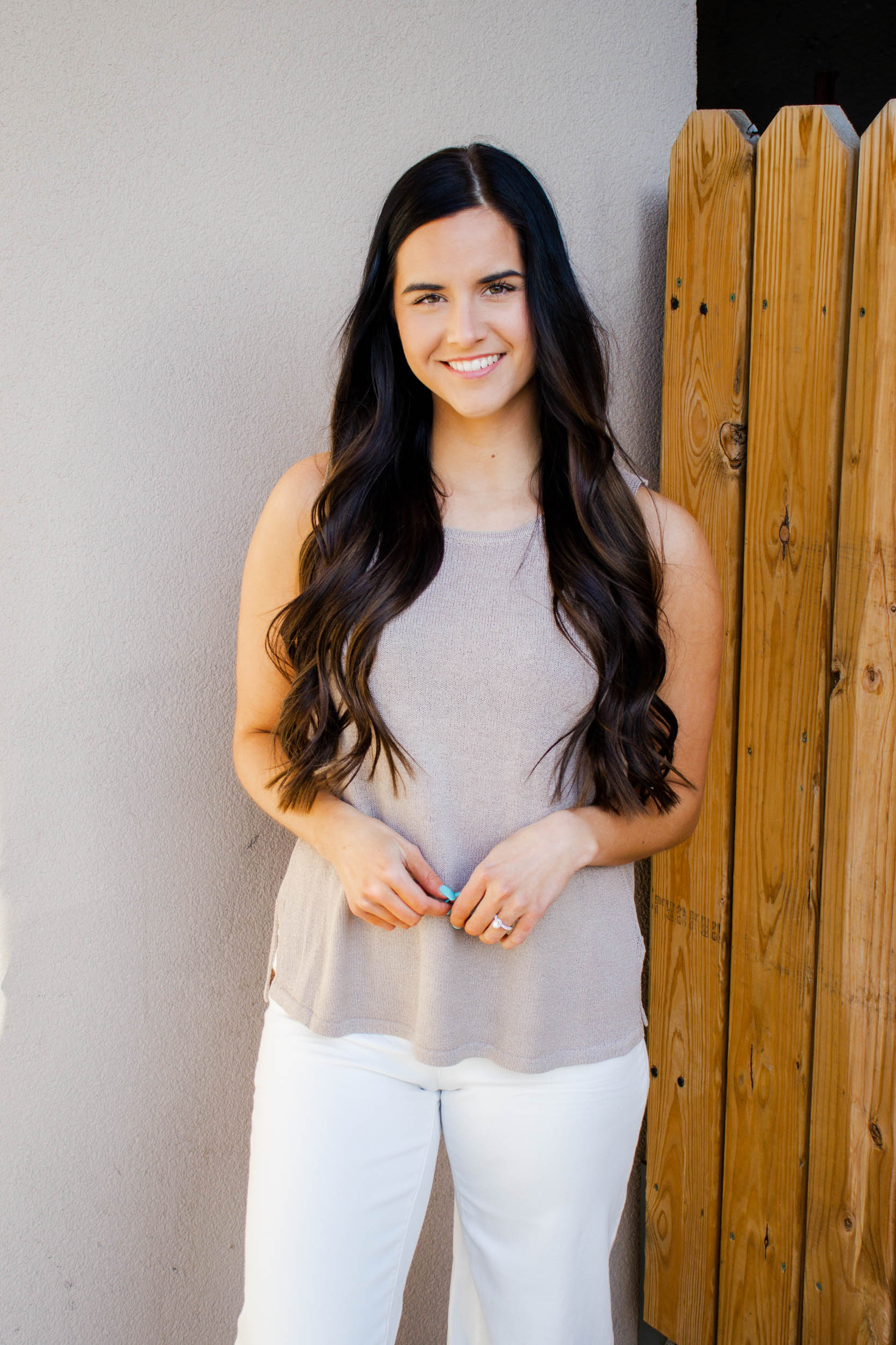 Delilah Sweater Tank | Light Mocha