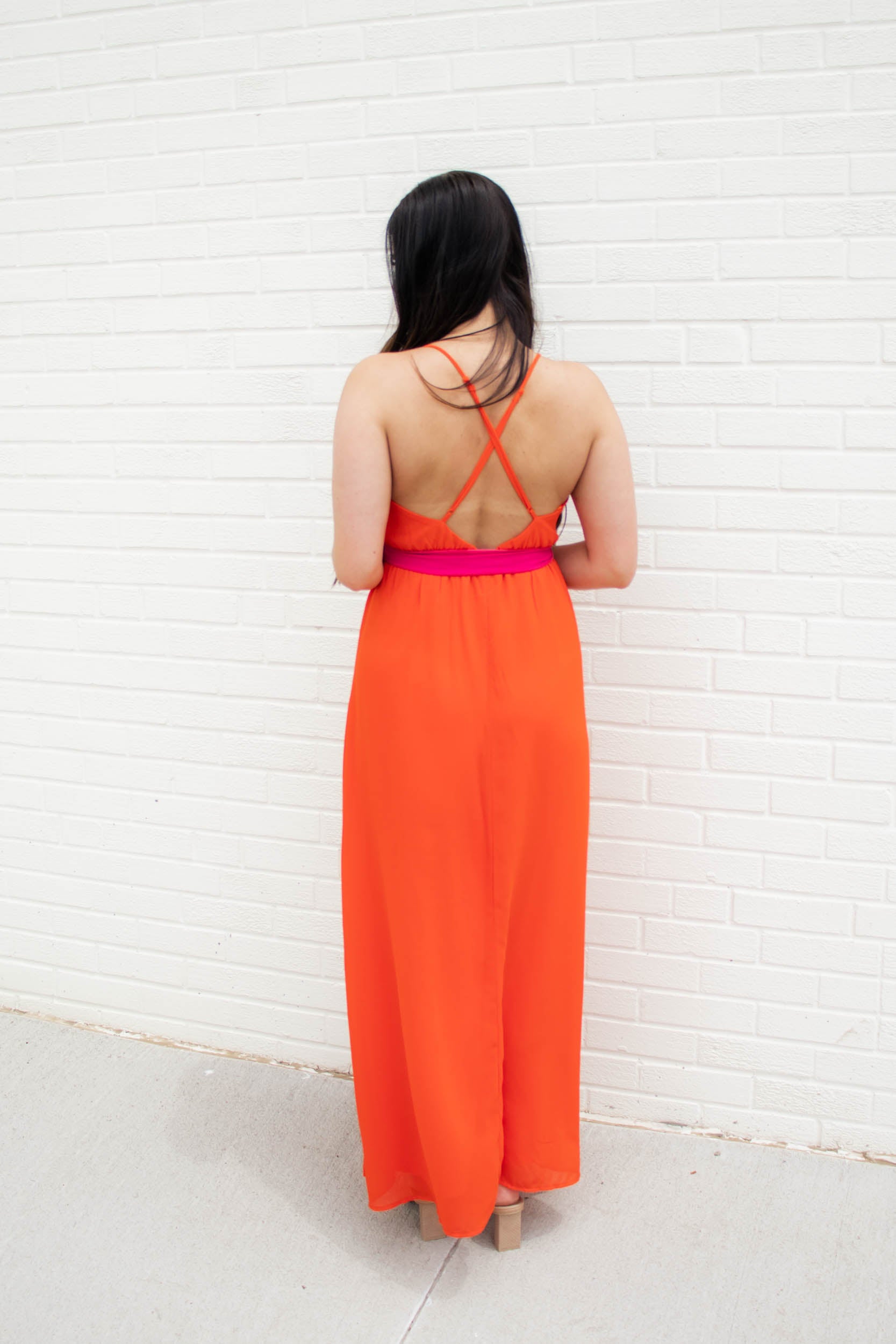 Blair Wrap Maxi Dress | Poppy Red