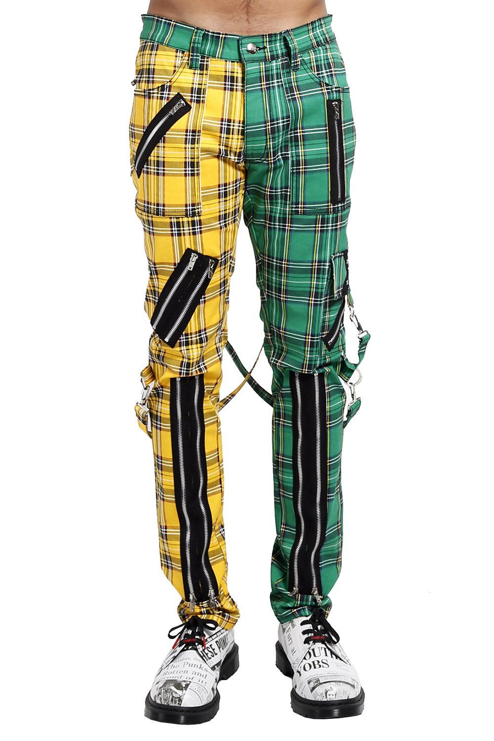 Madness Pants Yellow/Green Plaid