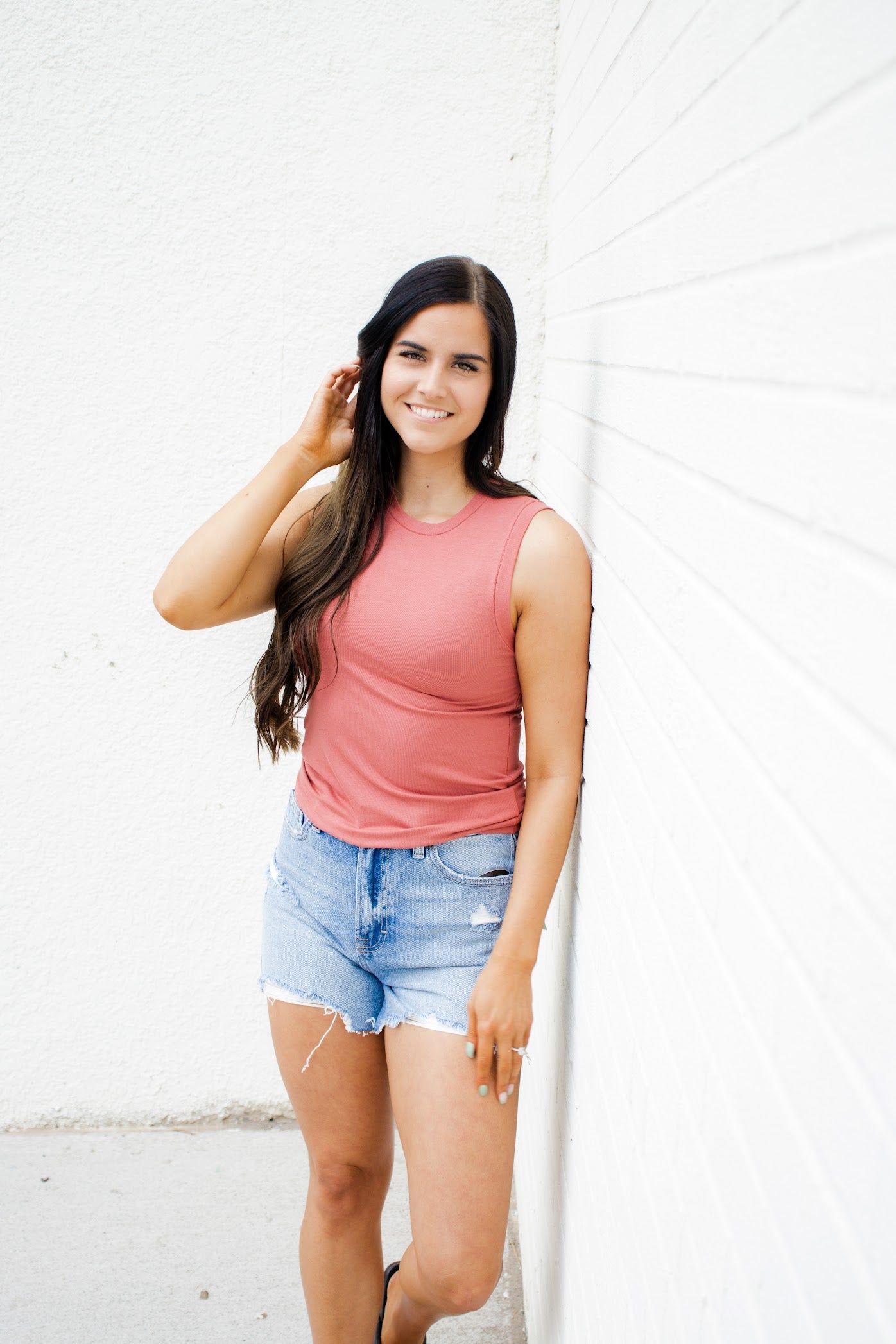 Gabby High Neck Tank Top | Sienna
