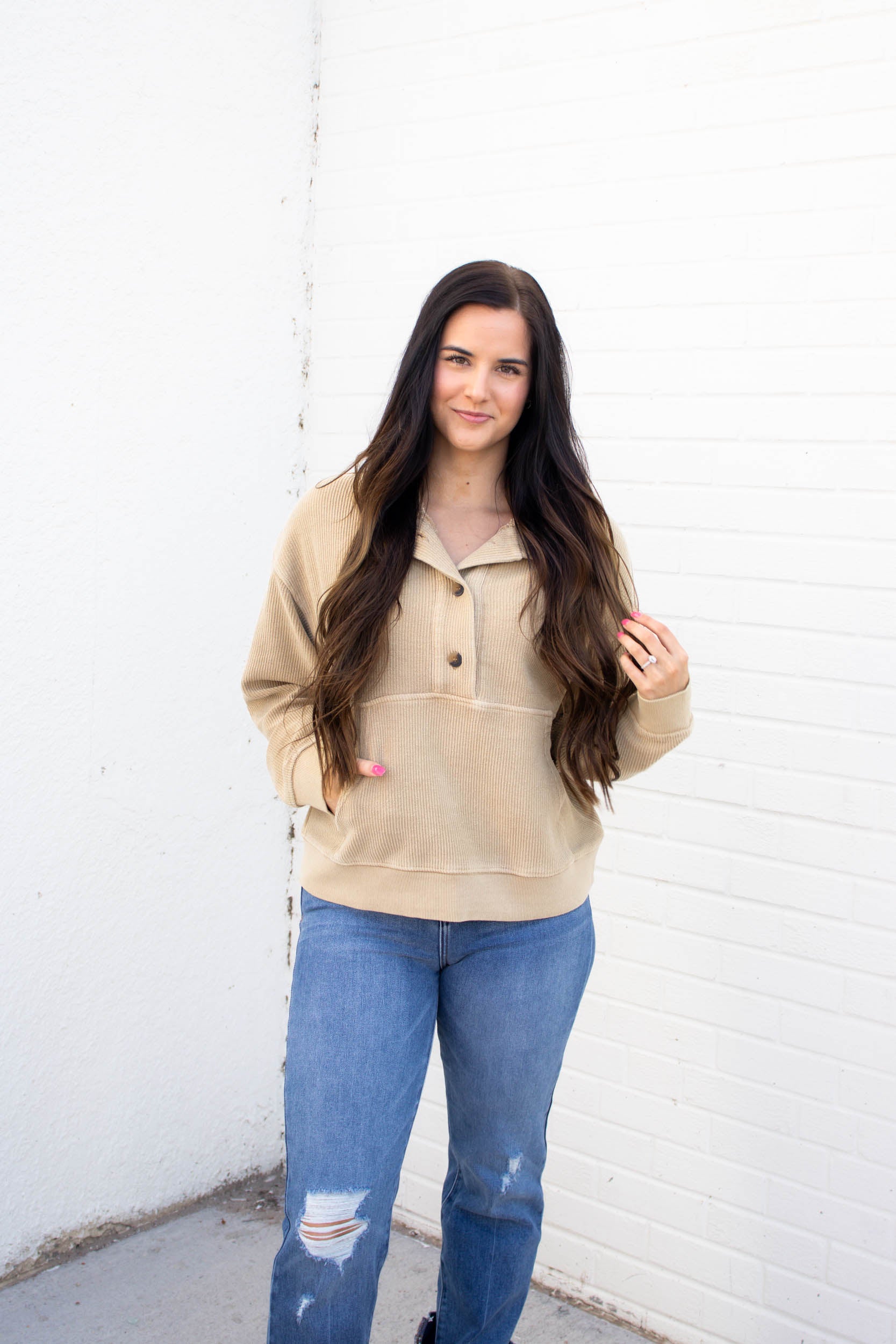 Jocelyn Corduroy Jacket | Khaki