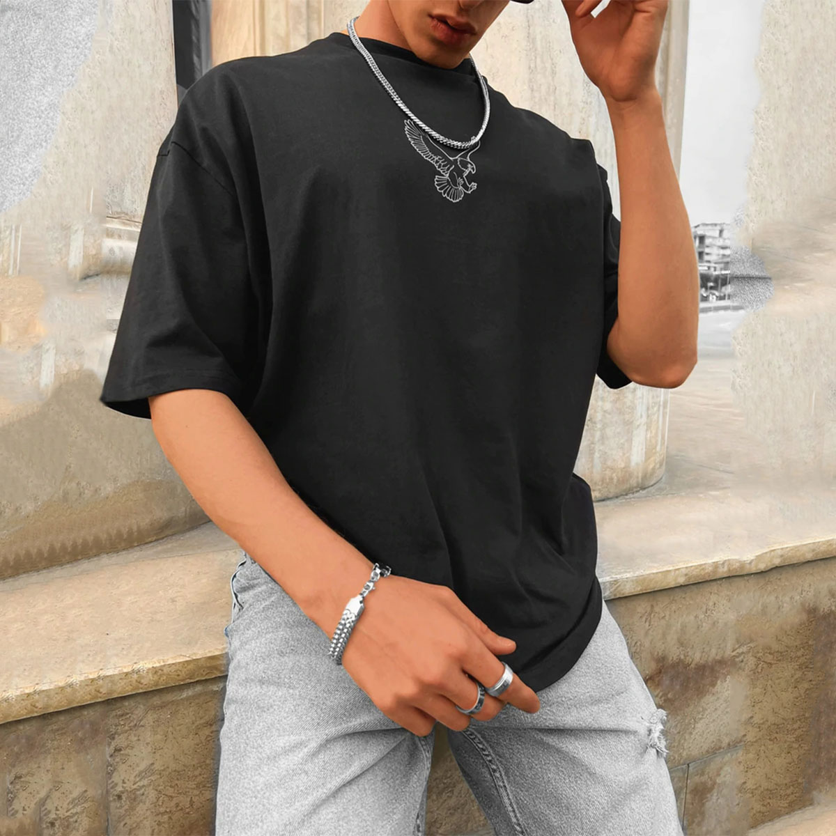 Men's Fashion Printed Casual T-Shirt