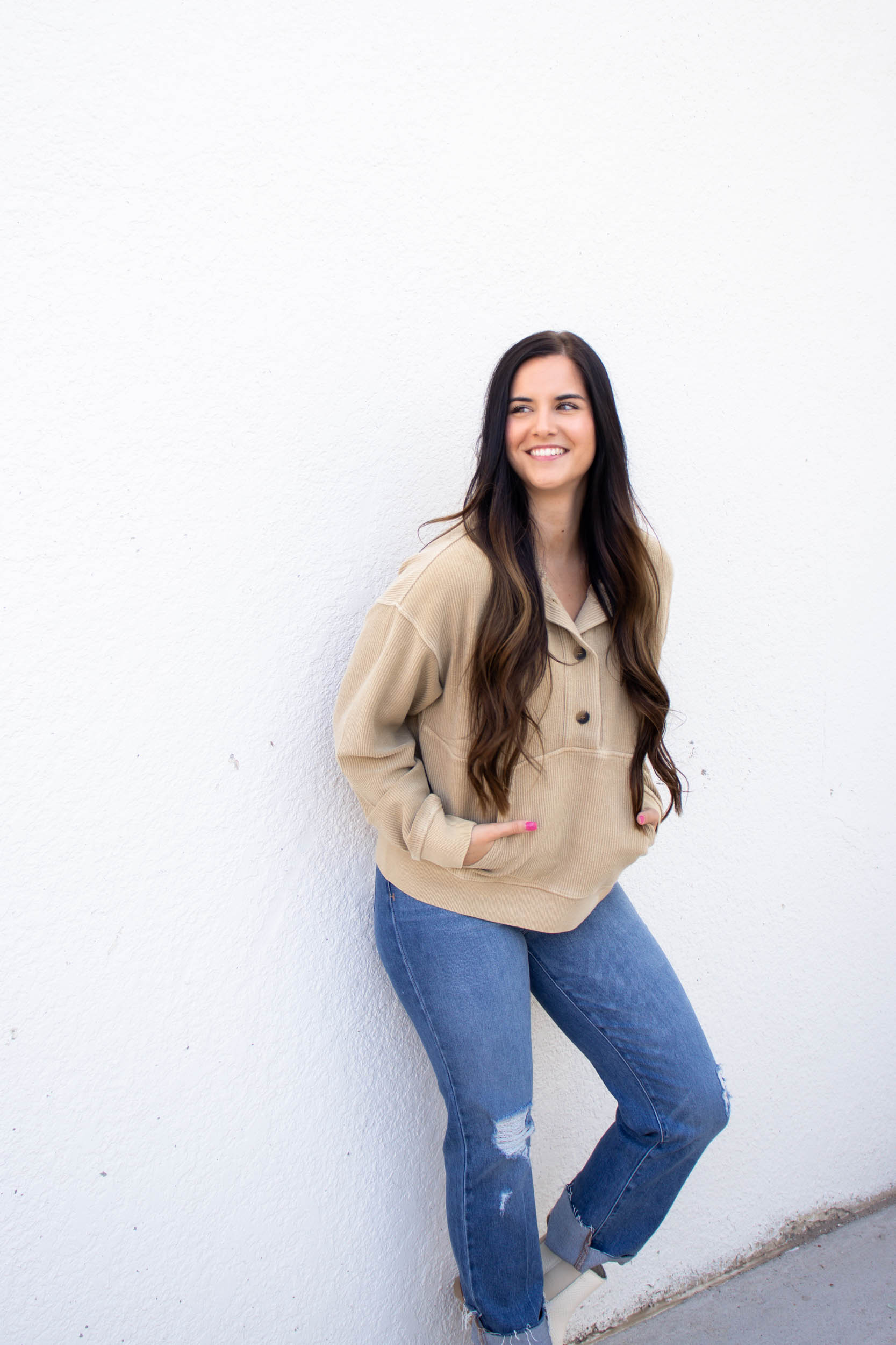 Jocelyn Corduroy Jacket | Khaki