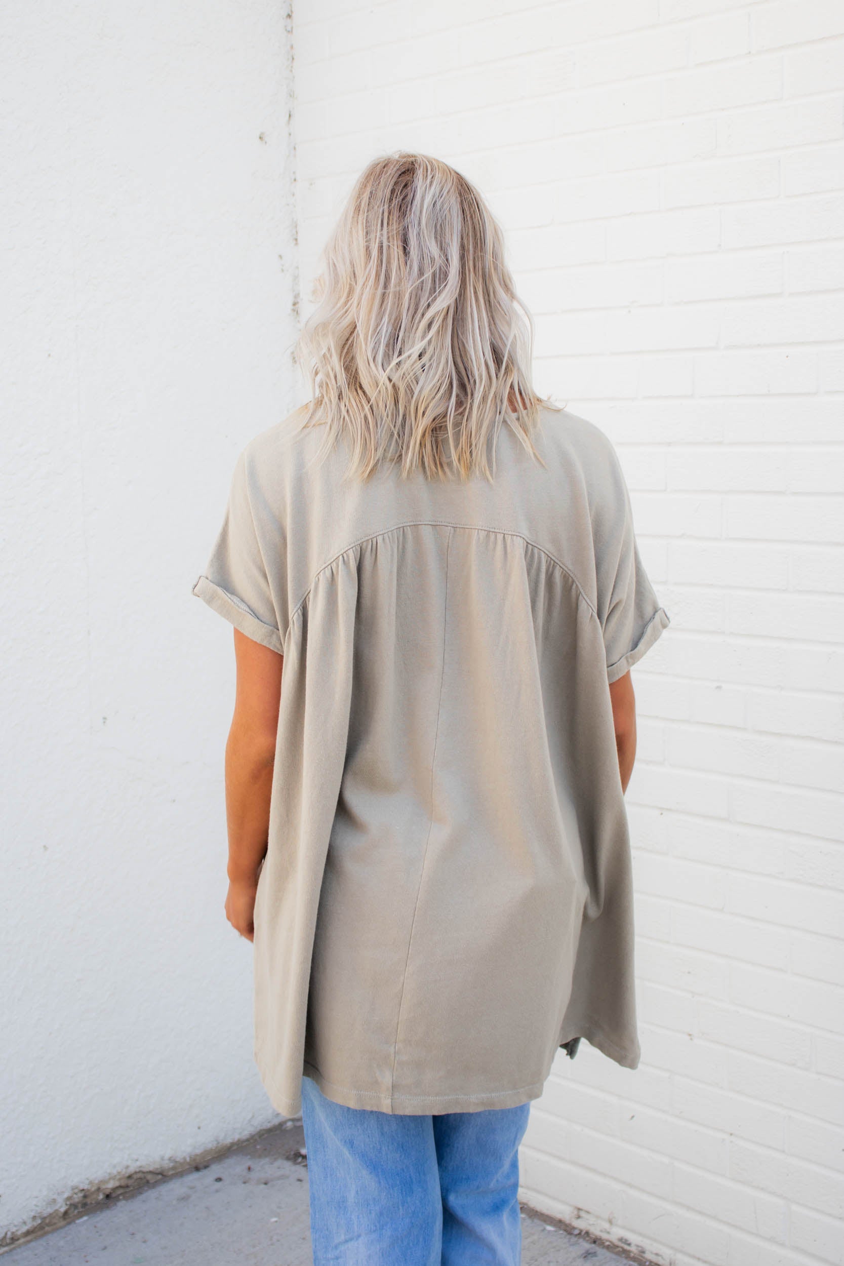 Cara Knit Top | Moss