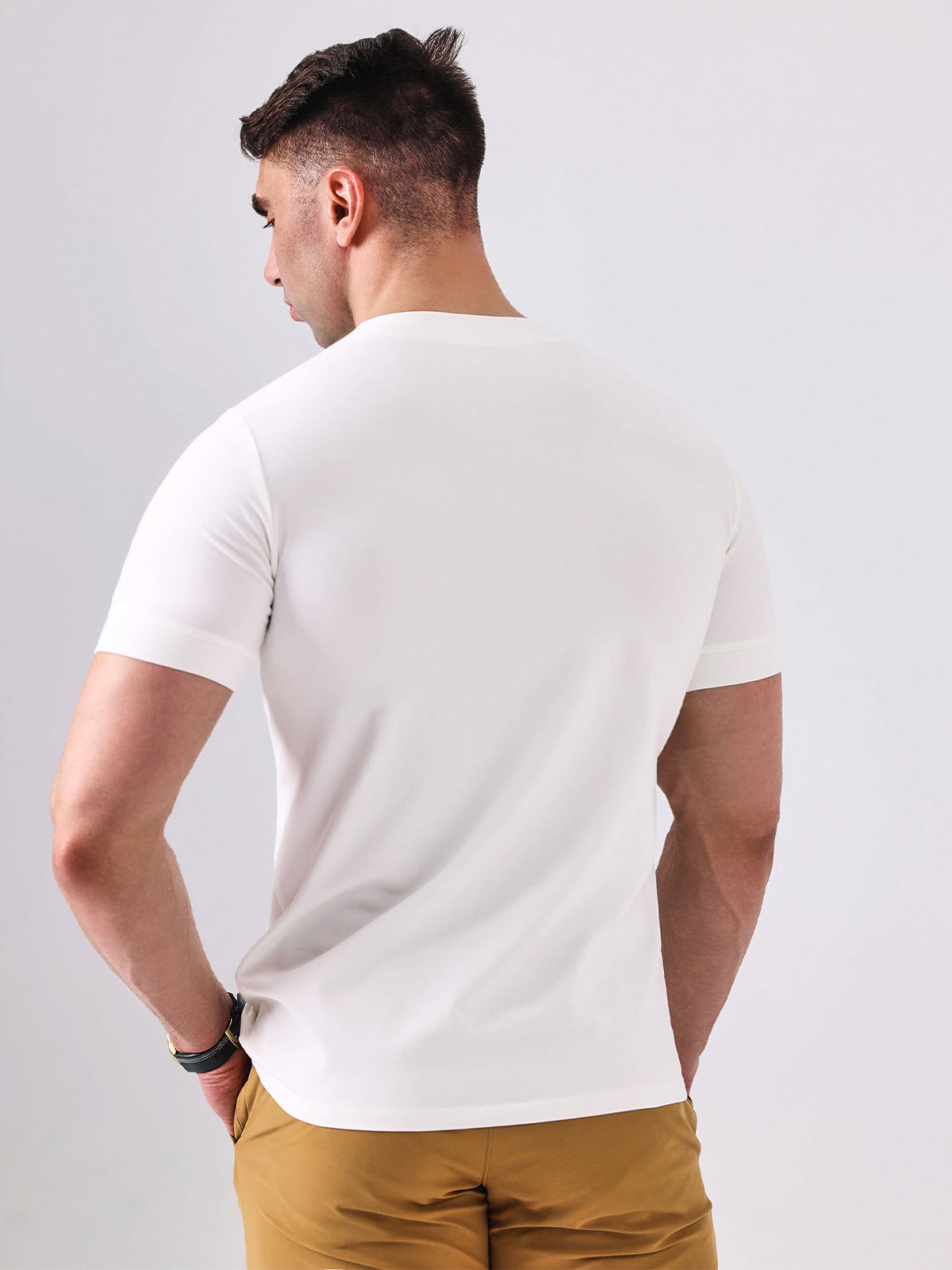 M's Society V-neck Short Sleeve T-shirt