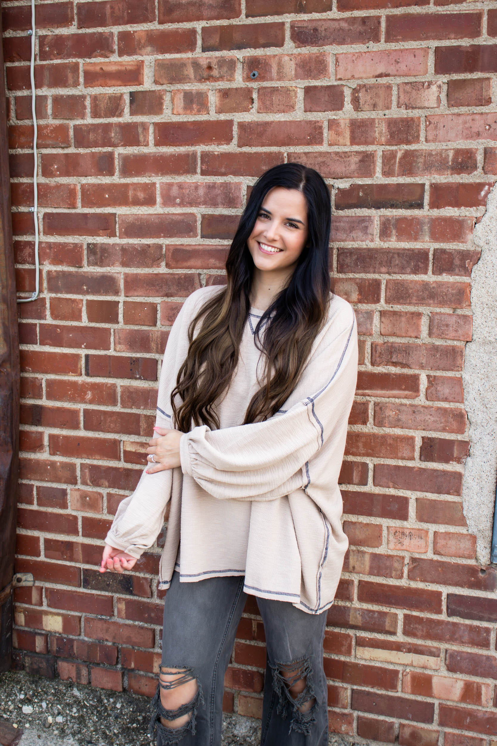 Camrin Long Sleeve Shirt | Almond