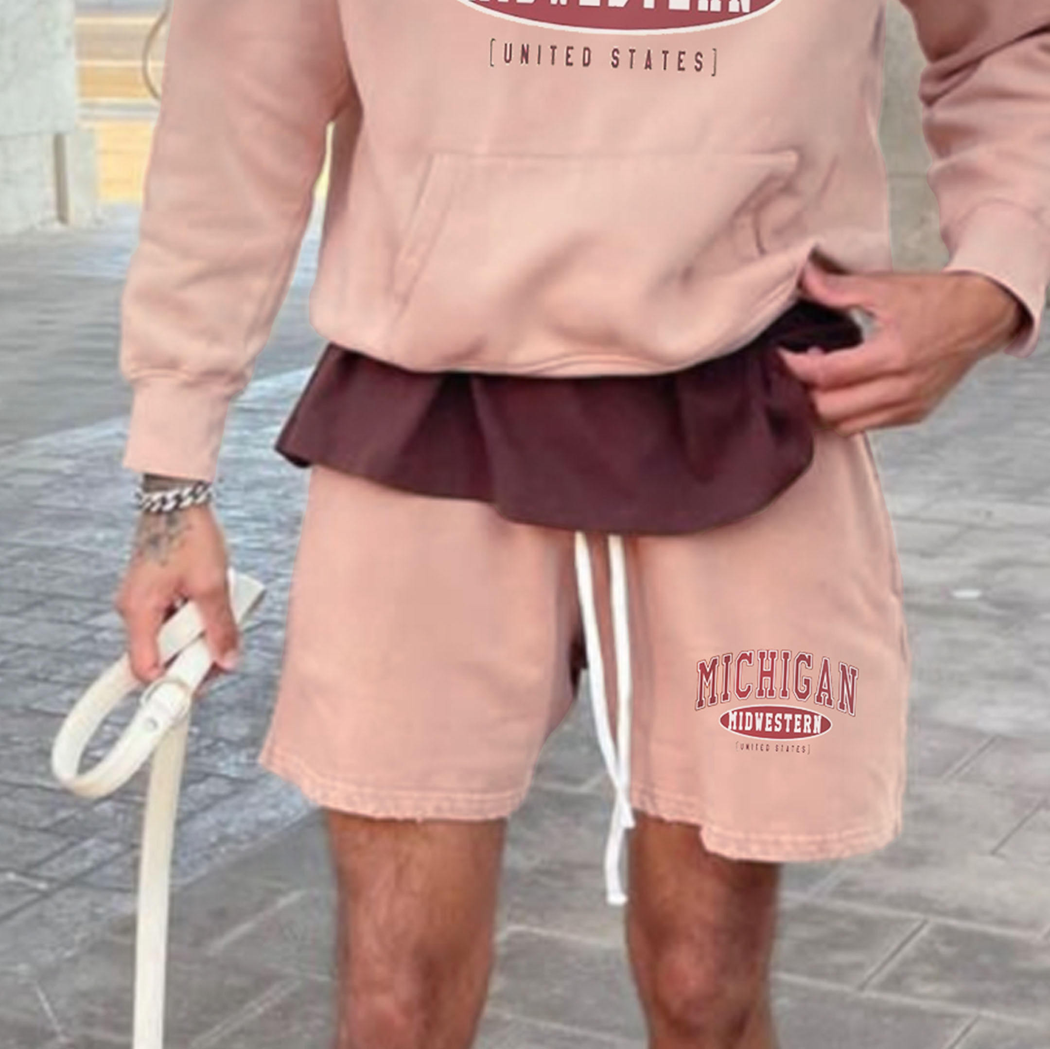 Retro Men's MICHIGAN Short Sweatpants