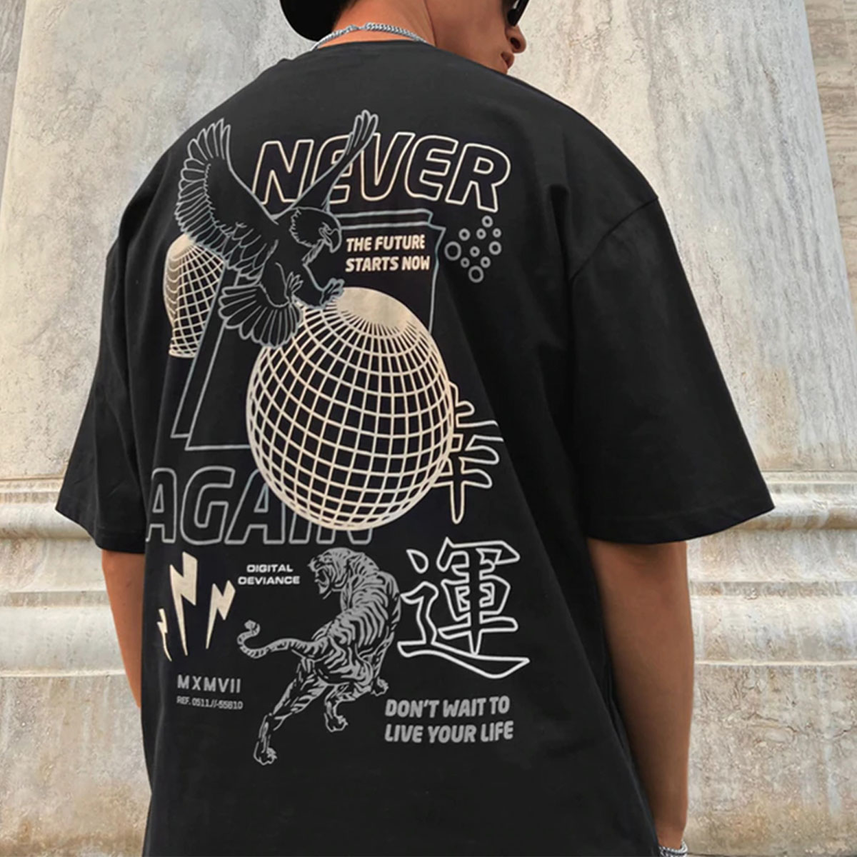 Men's Fashion Printed Casual T-Shirt