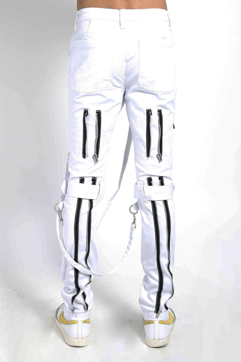 Asylum White Bondage Pants