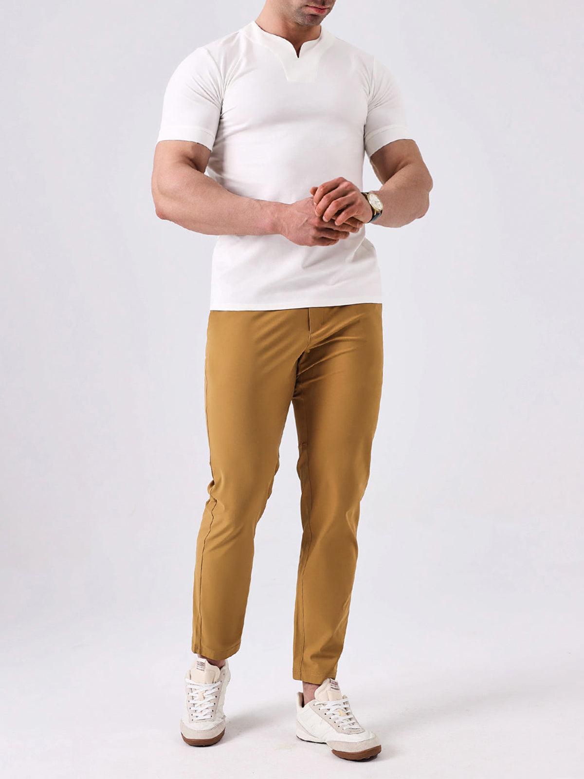 M's Society V-neck Short Sleeve T-shirt