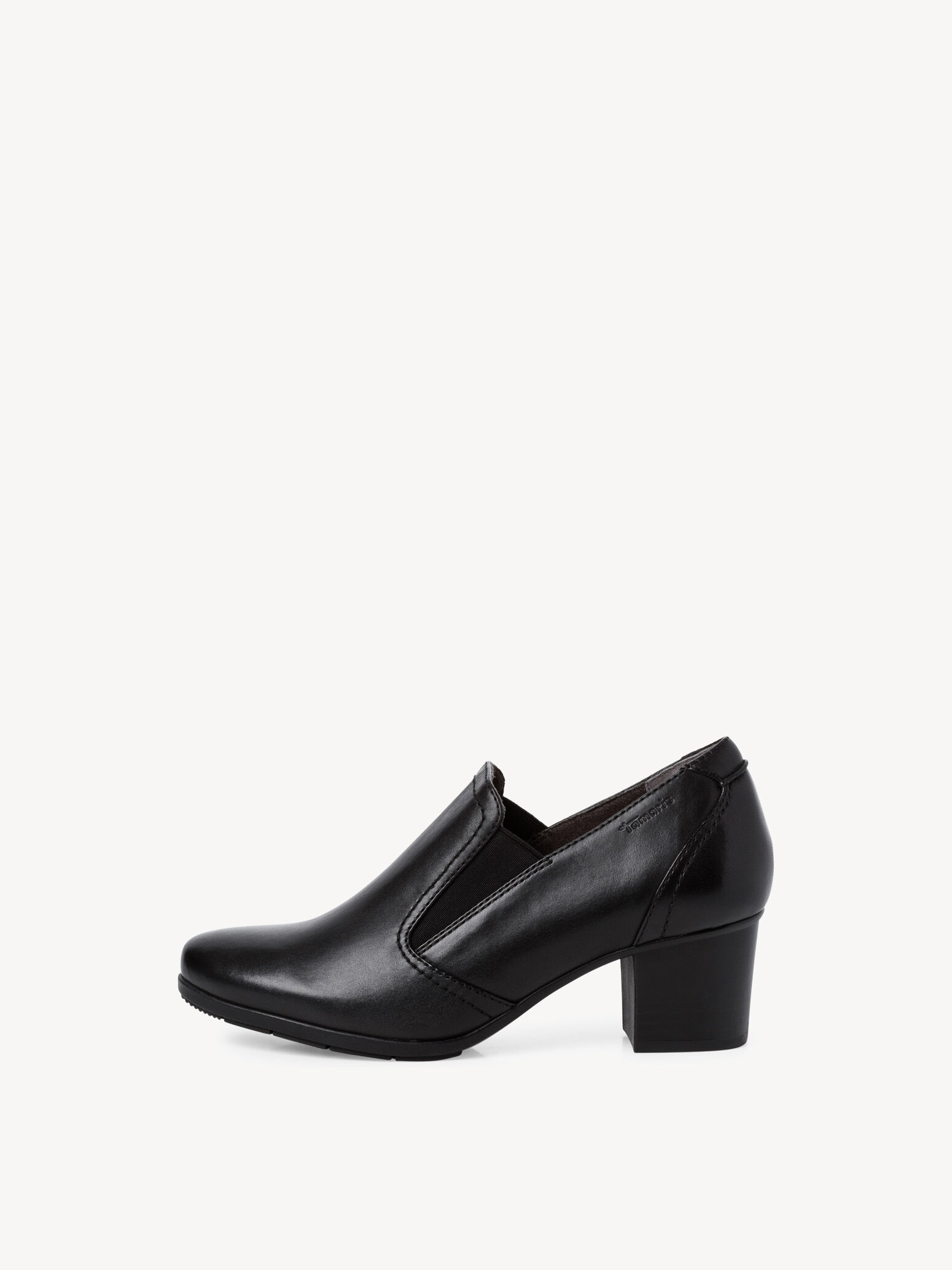 Leather Trotteur - Black