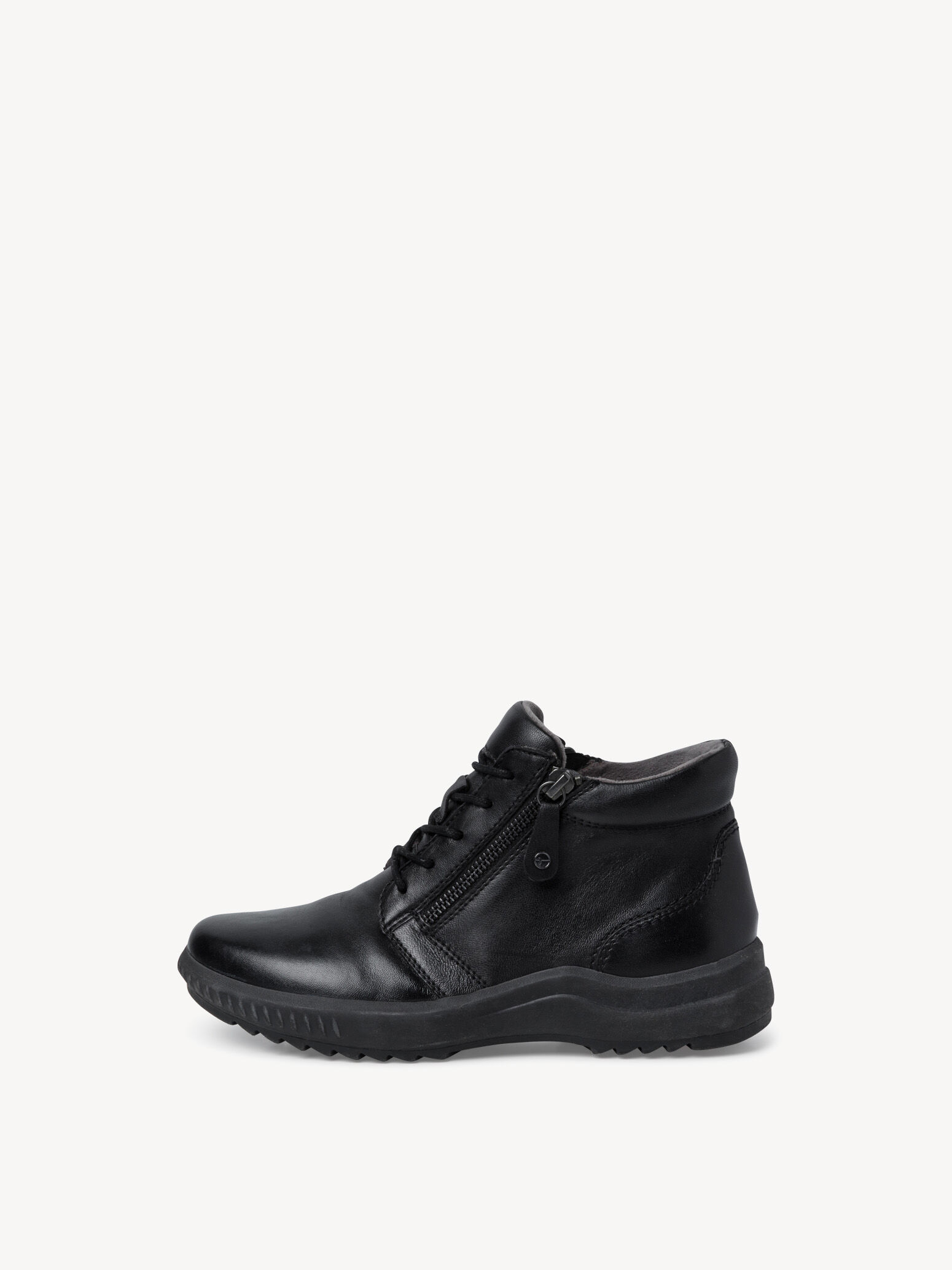Leather Bootie - Black