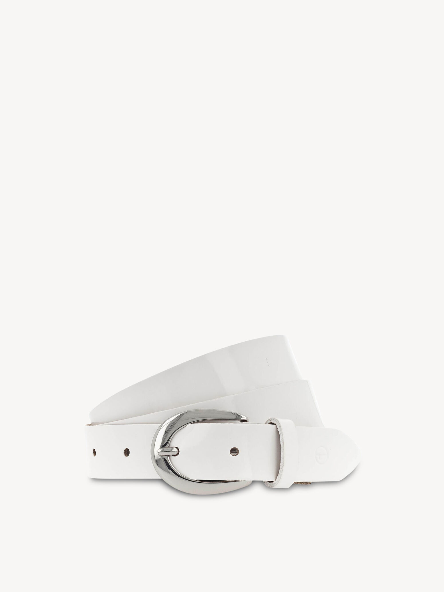 Leather Belt - White