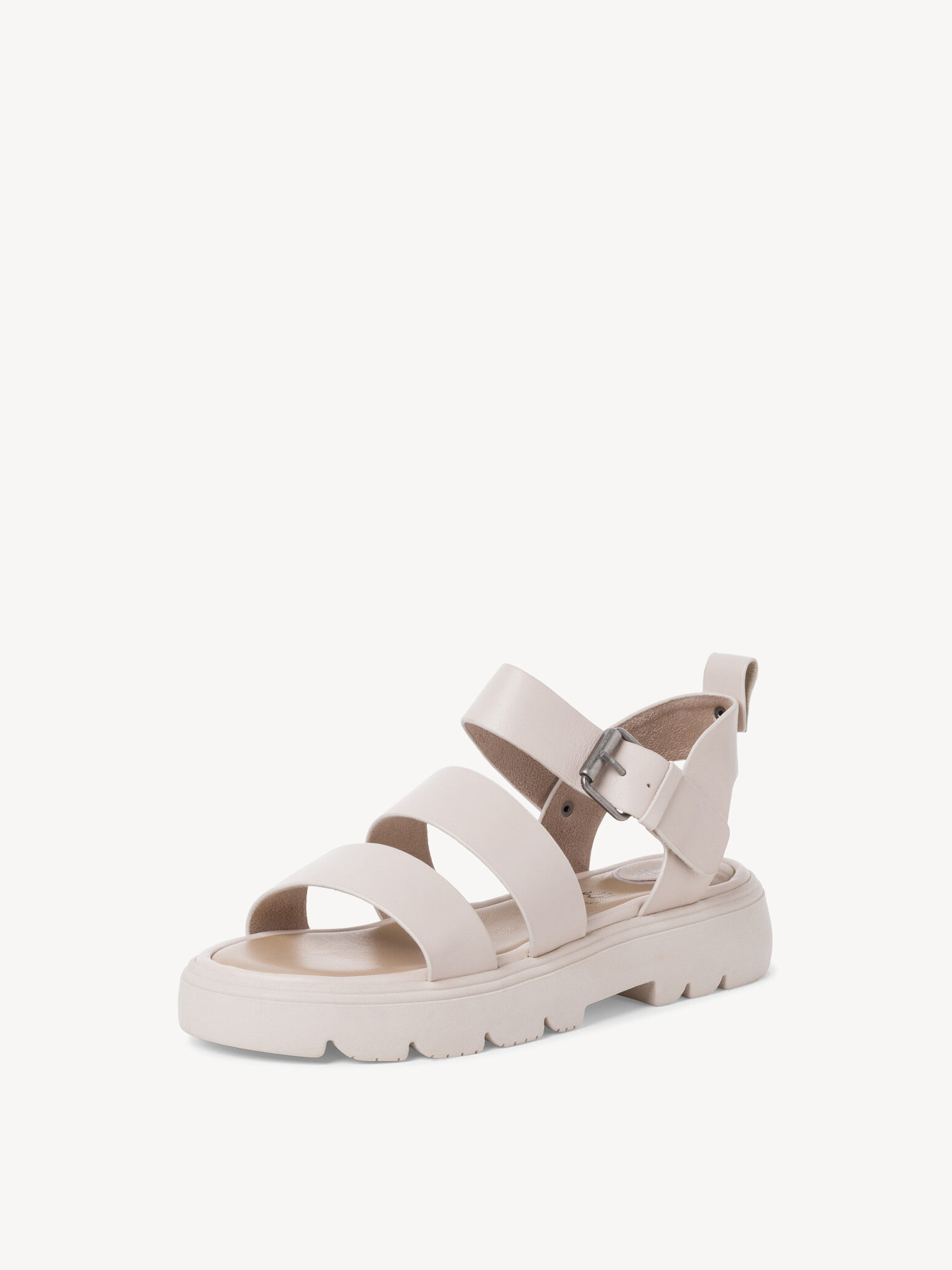 Leather Sandal - White