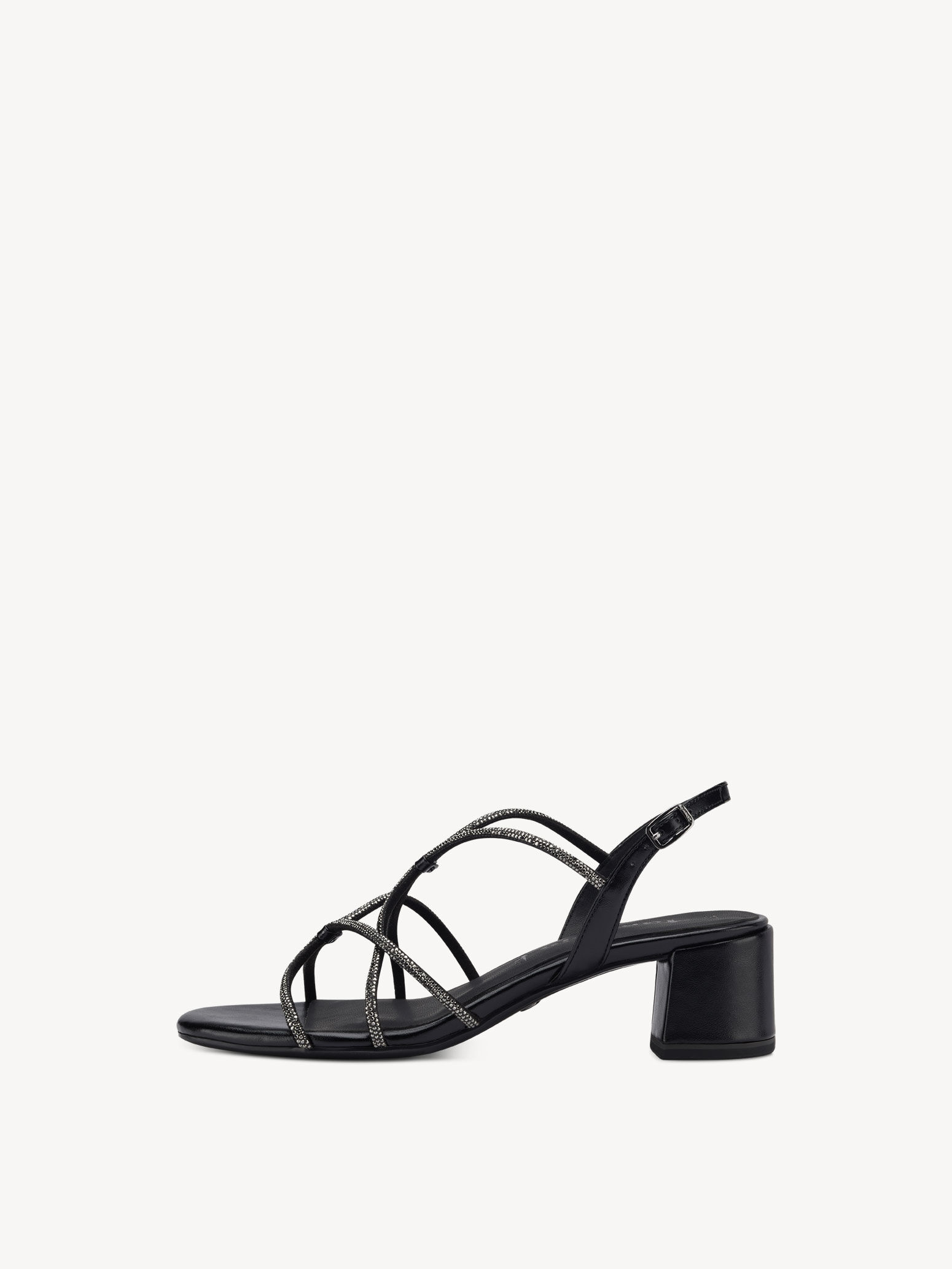 Heeled Sandal - Black