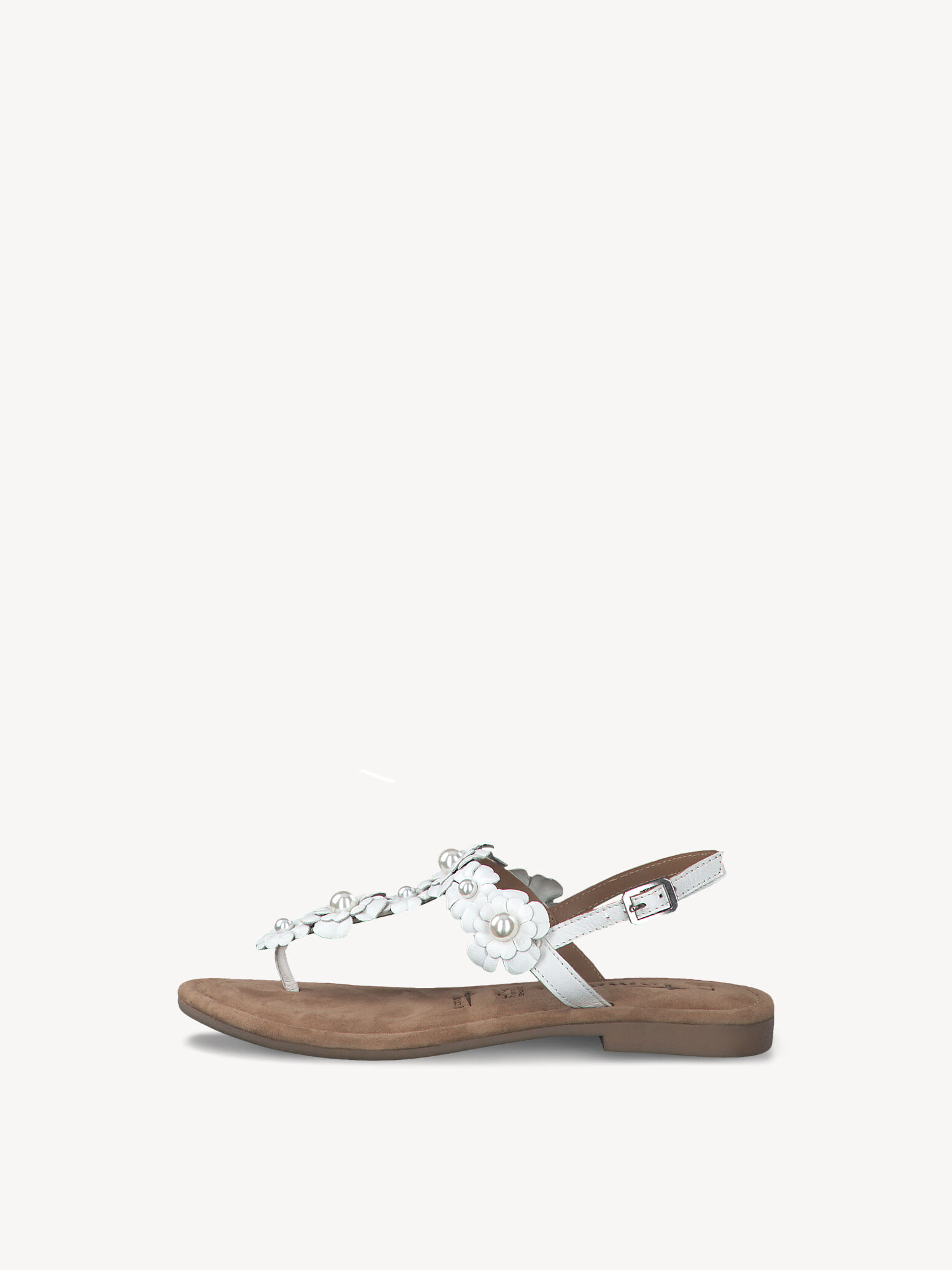 Leather Sandal - White