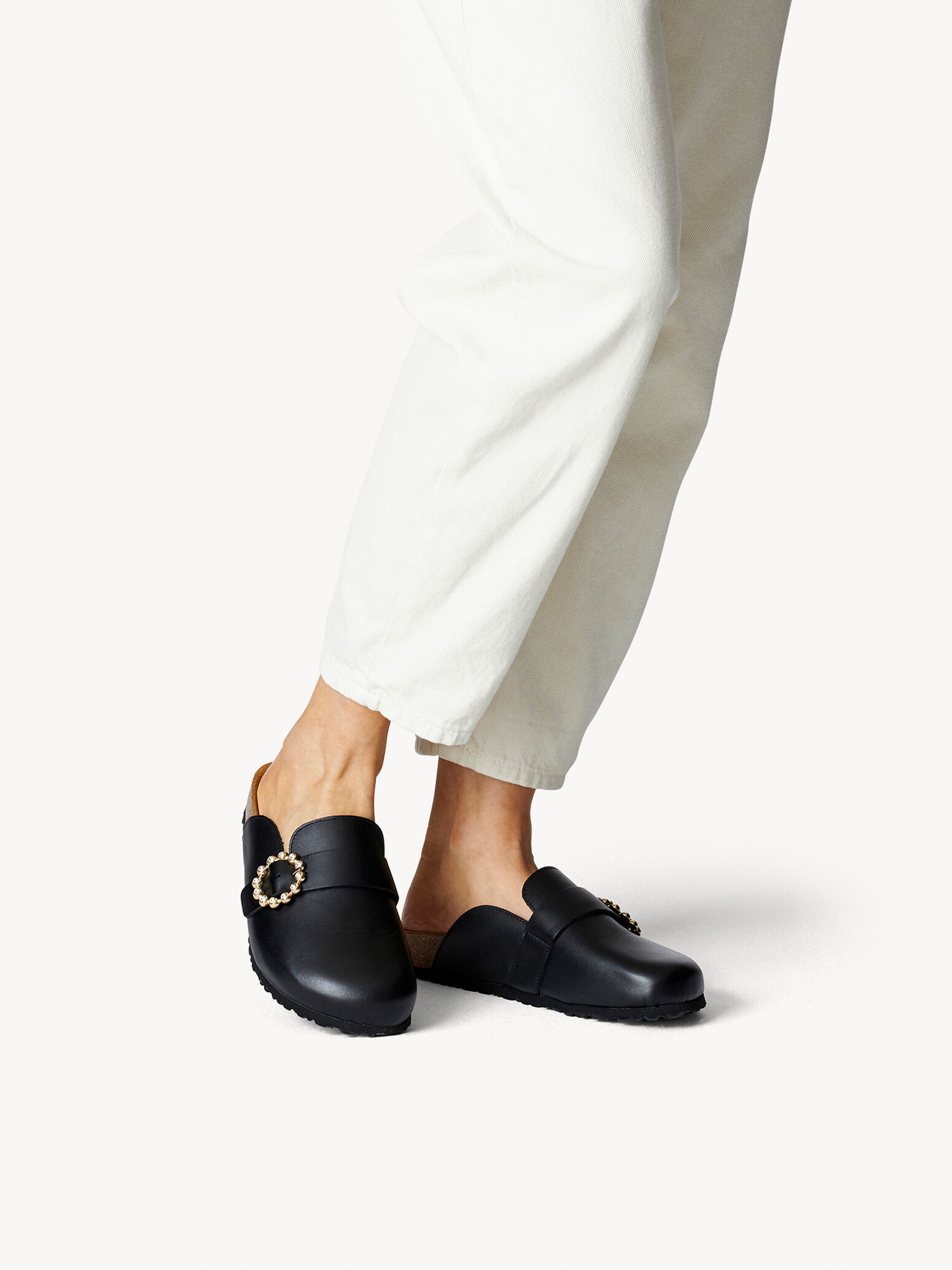 Leather Mule - Black