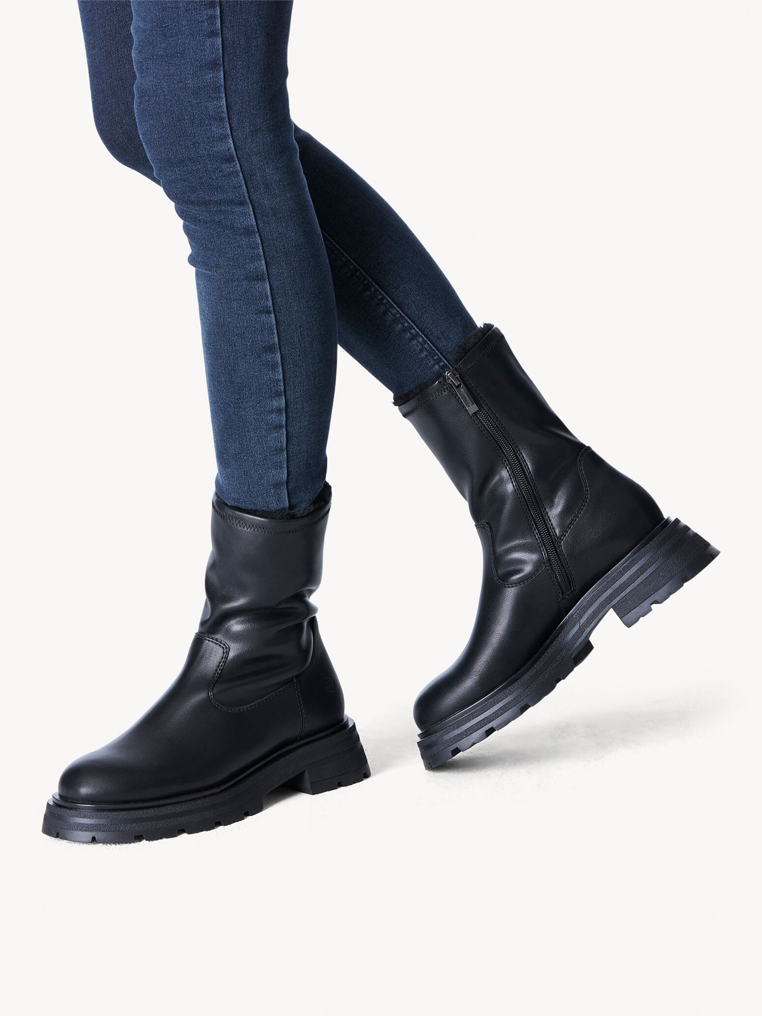 Bootie - Black Warm Lining