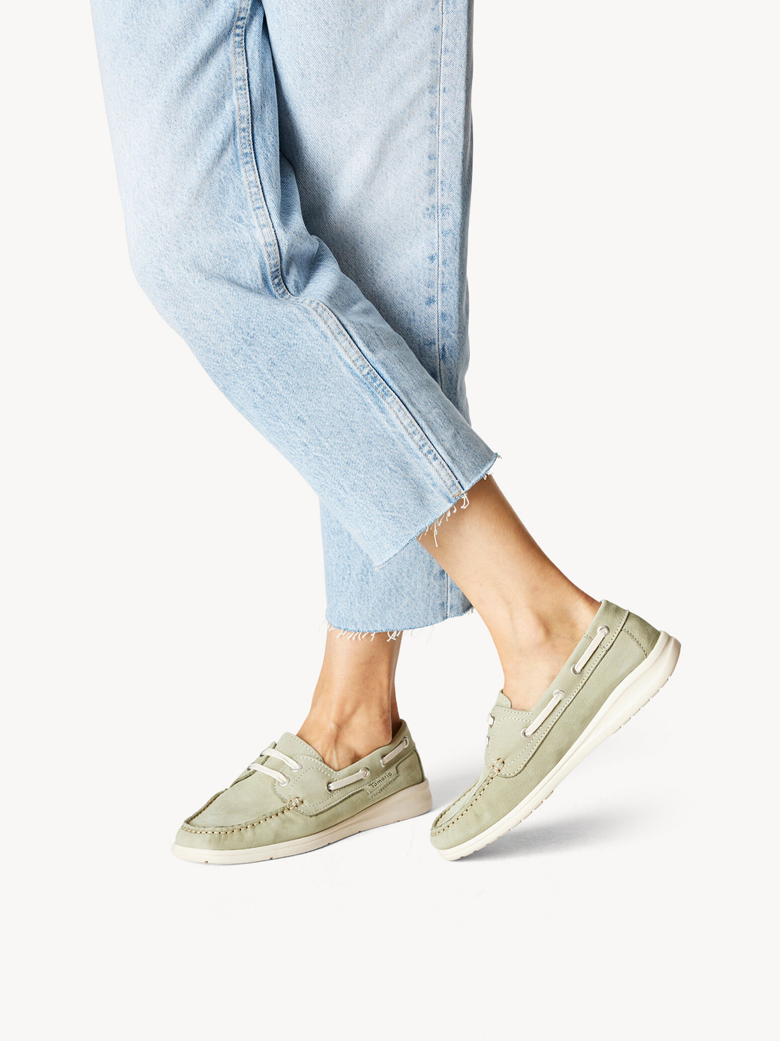 Leather Moccasin - Green