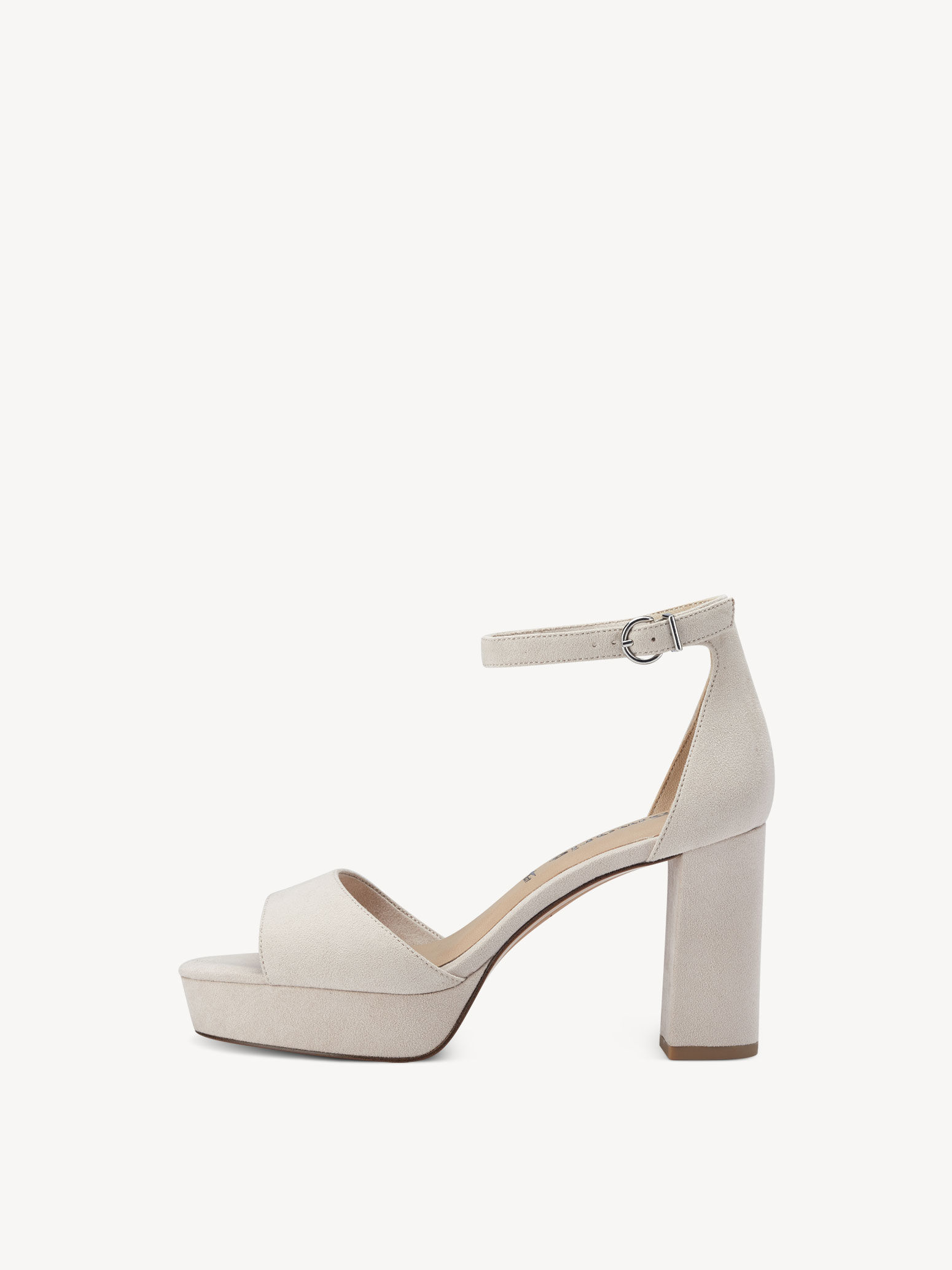 Heeled Sandal - Beige