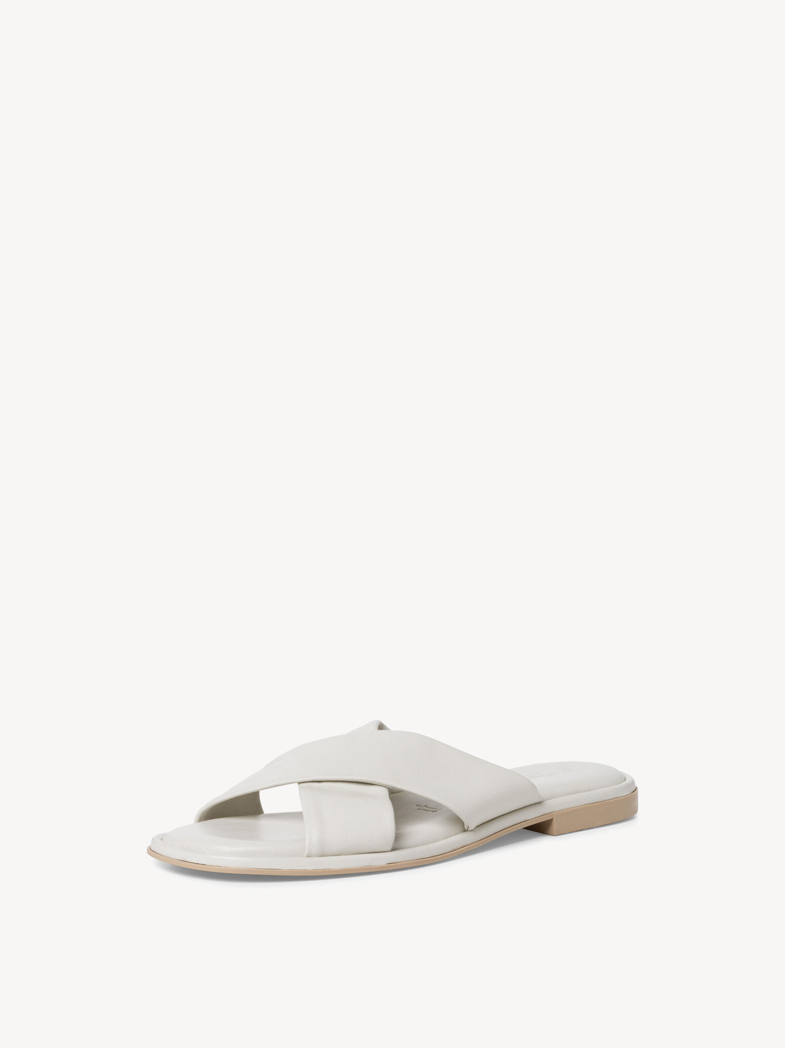 Leather Mule - White