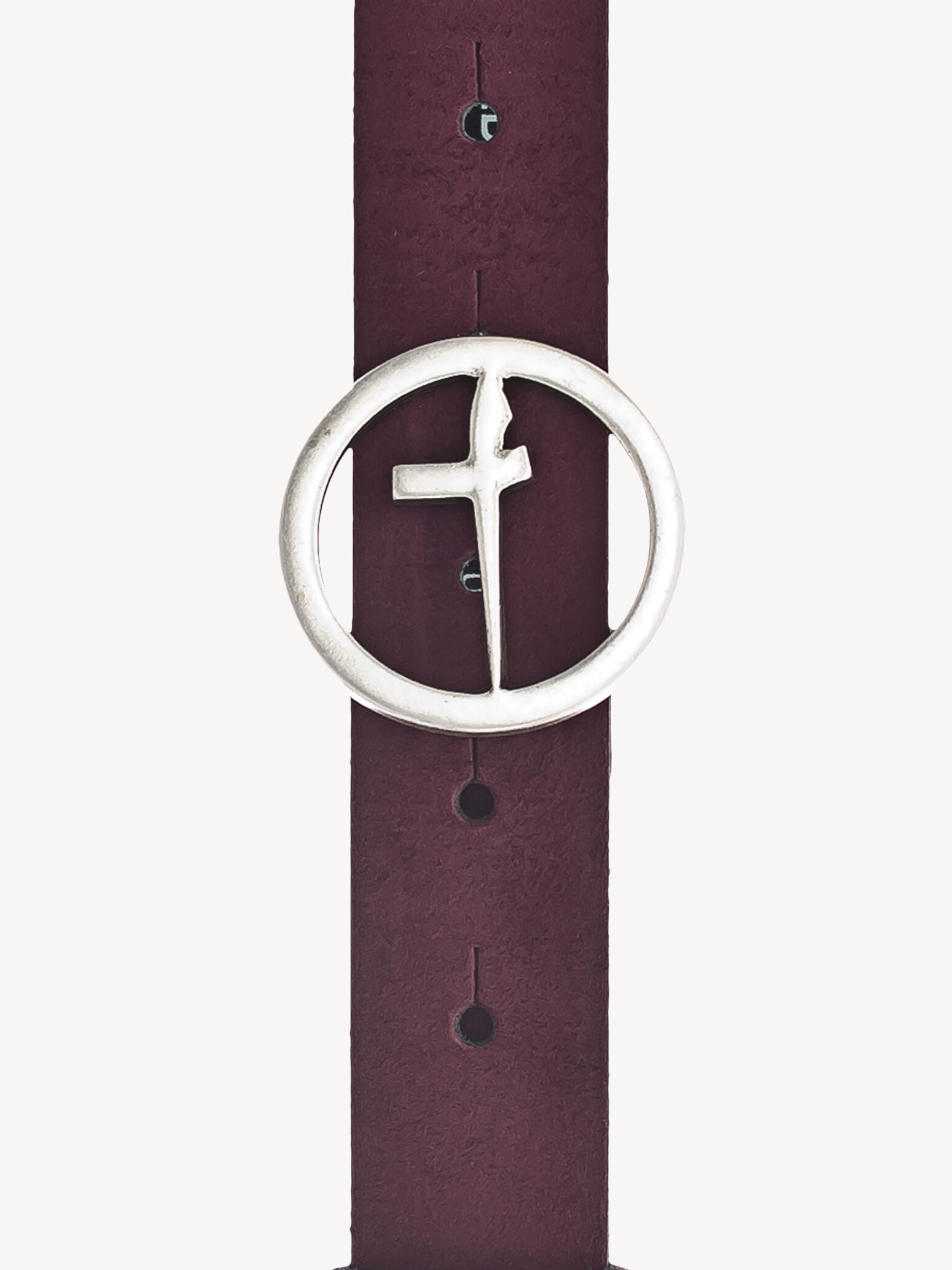 Leather Belt - Red