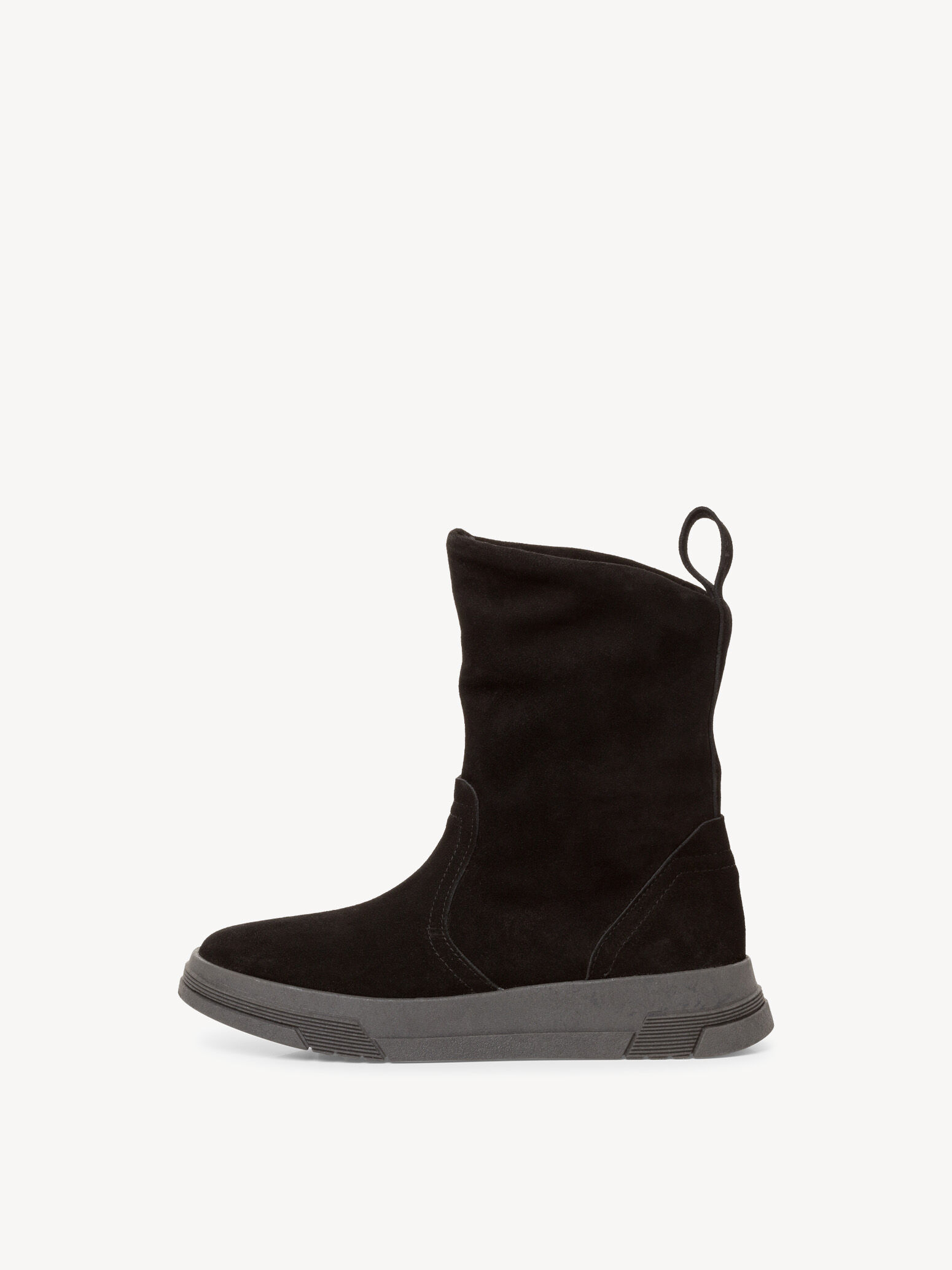 Leather Bootie - Black