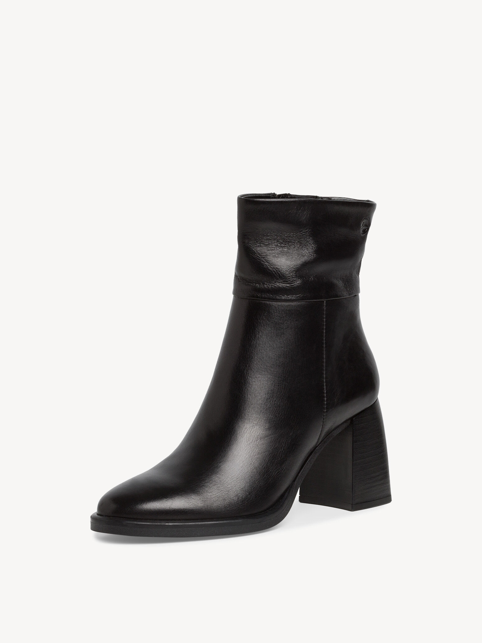 Leather Bootie - Black