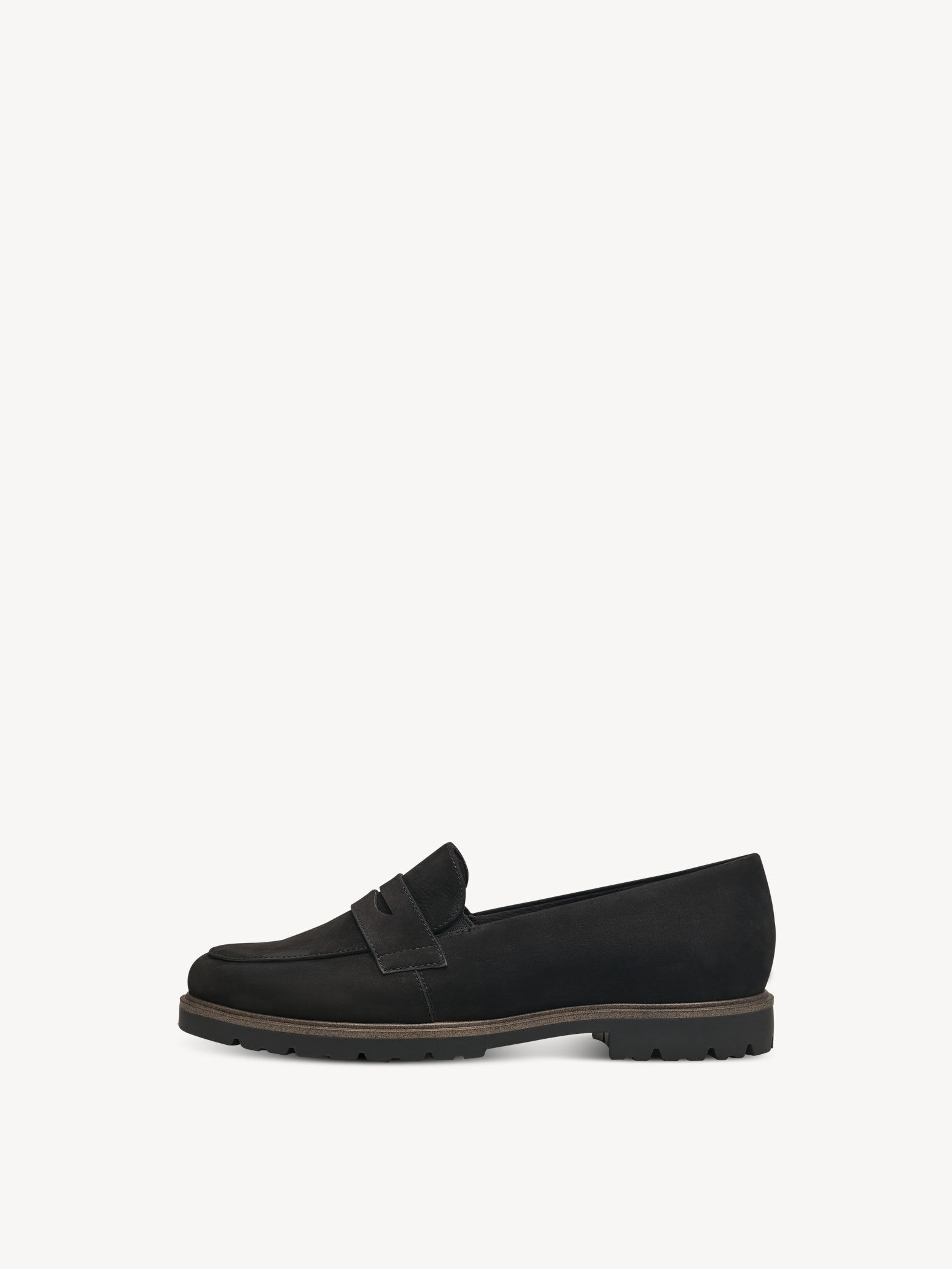 Leather Slipper - Black
