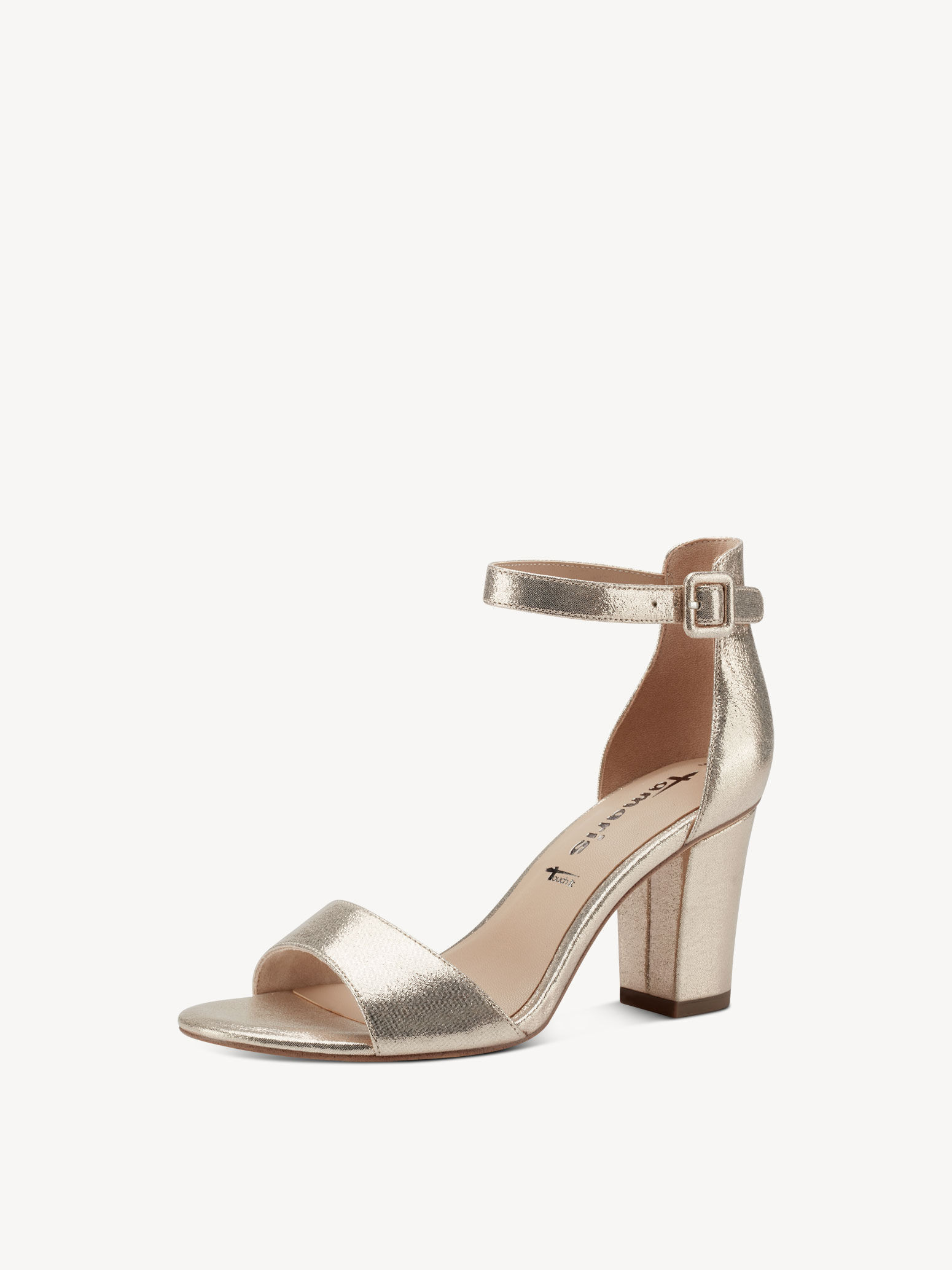 Heeled Sandal - Gold