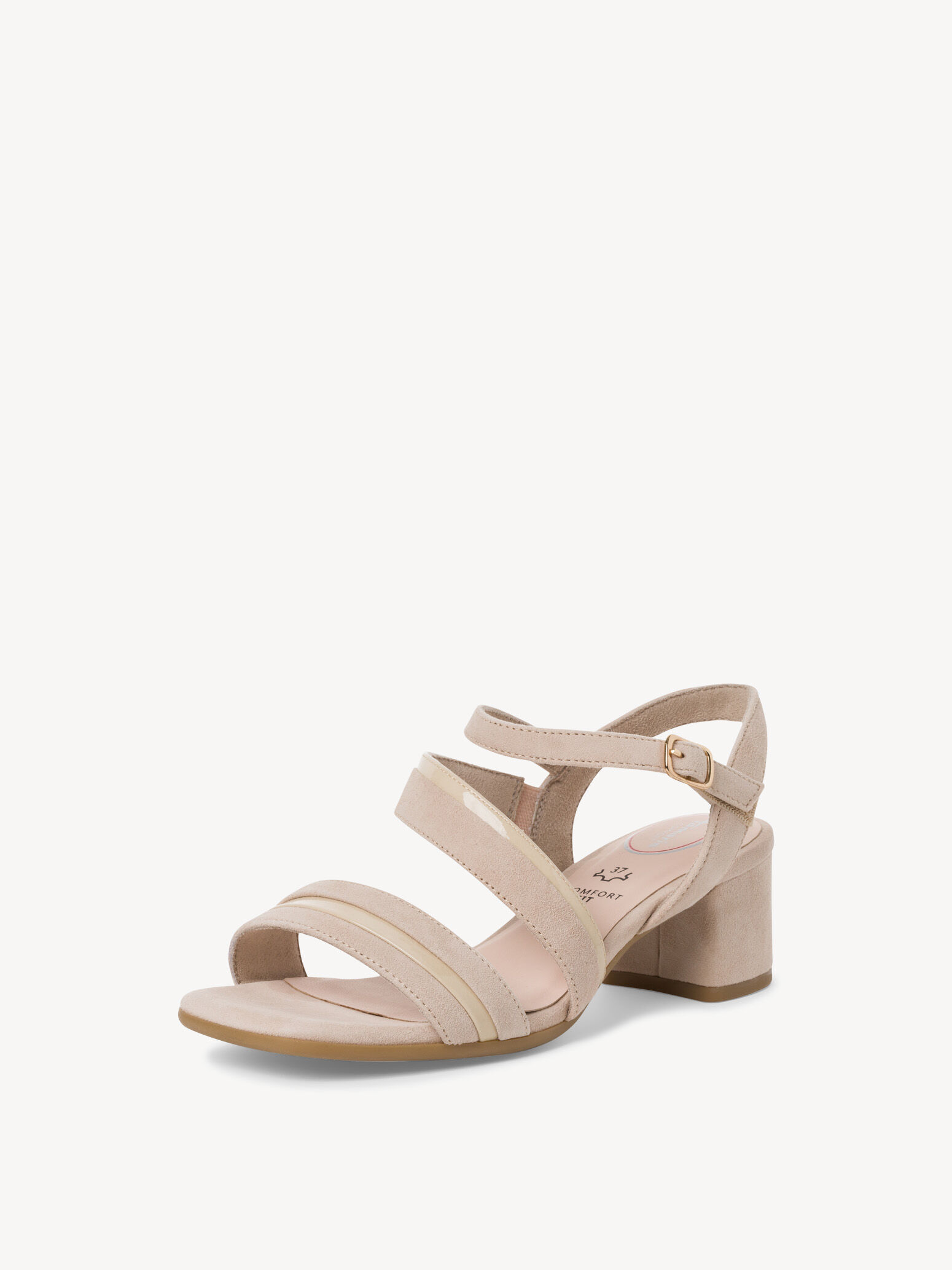 Heeled Sandal - Beige