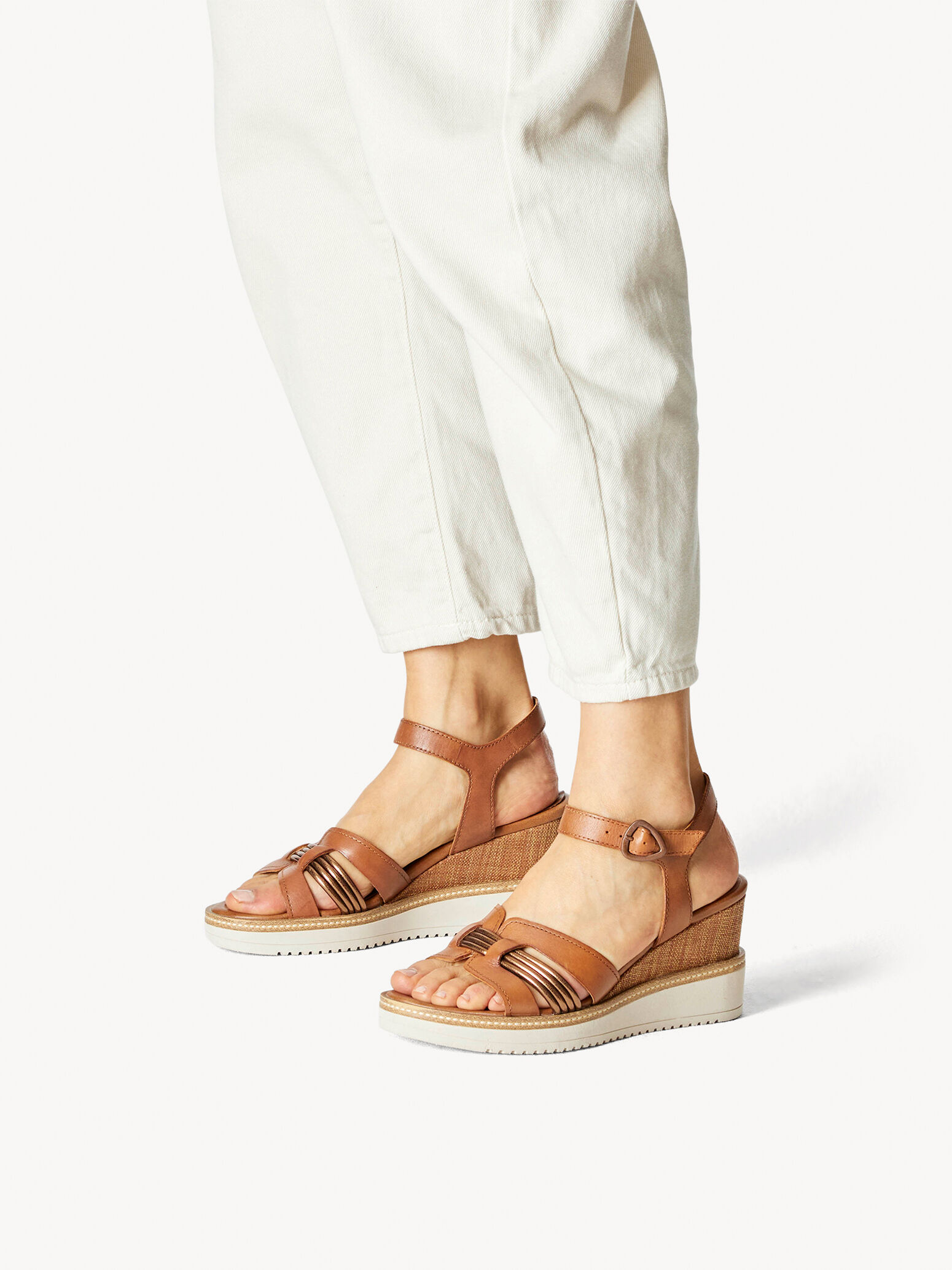 Heeled Sandal - Brown