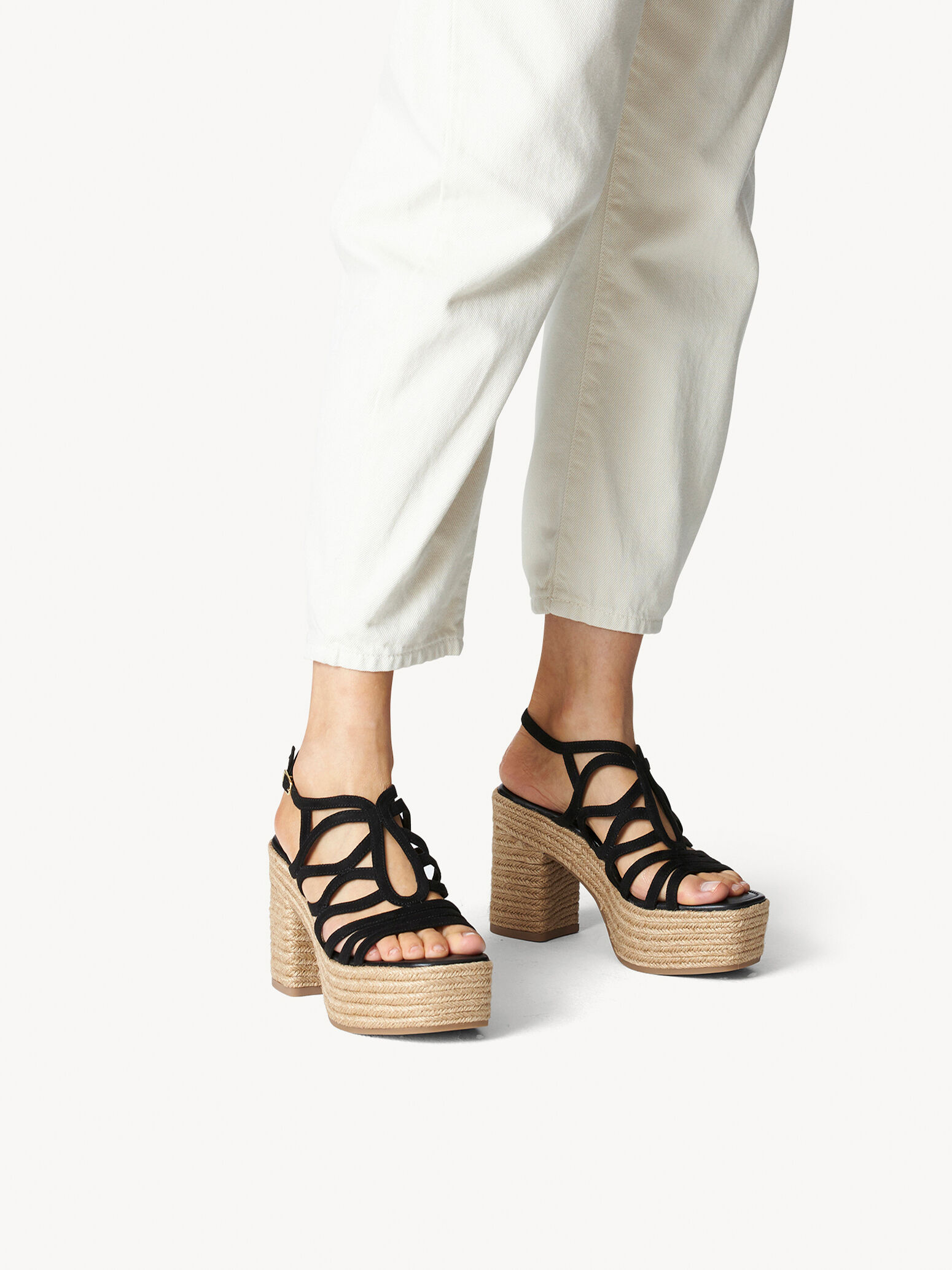 Heeled Sandal - Black