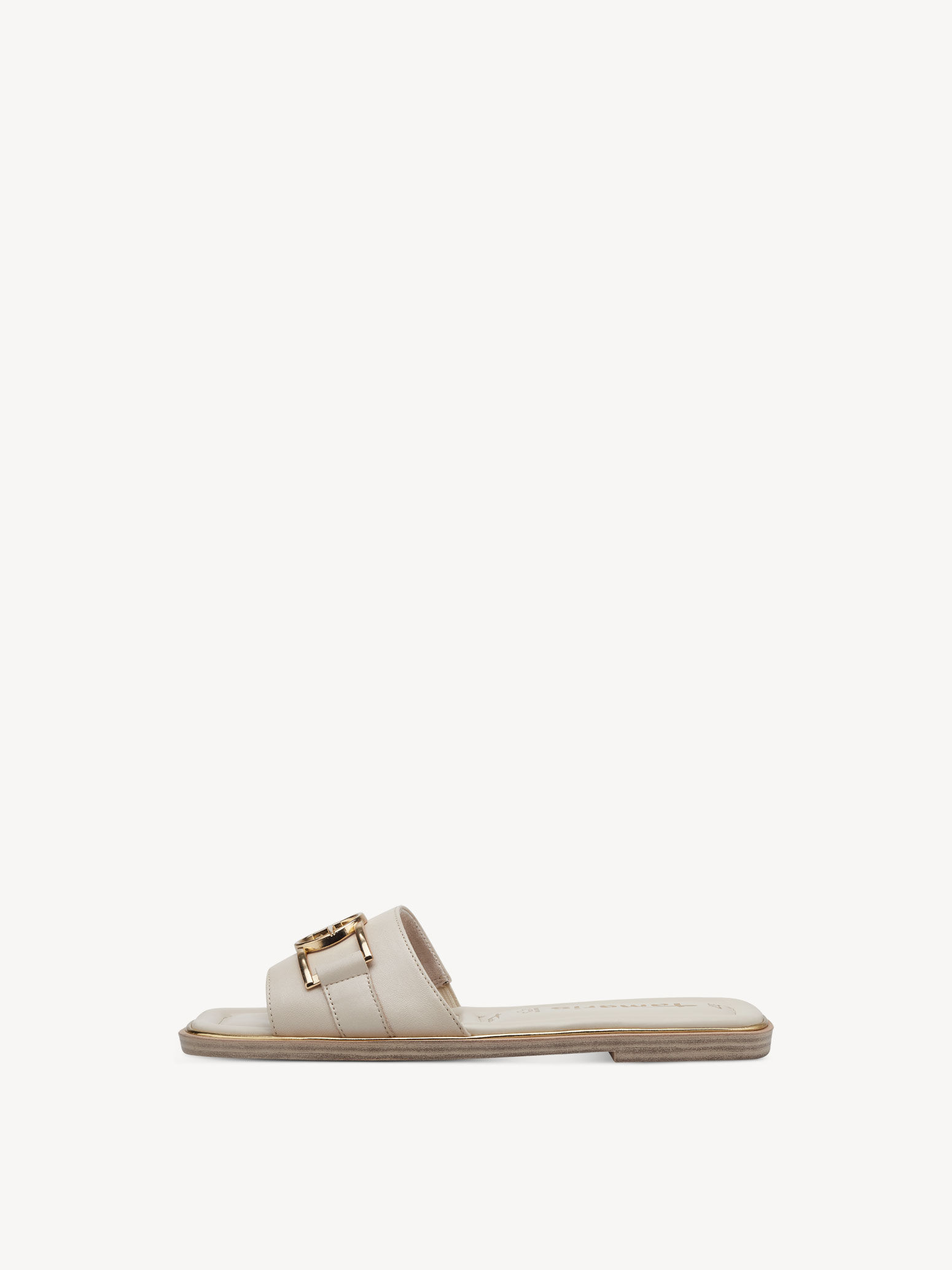 Leather Mule - Beige