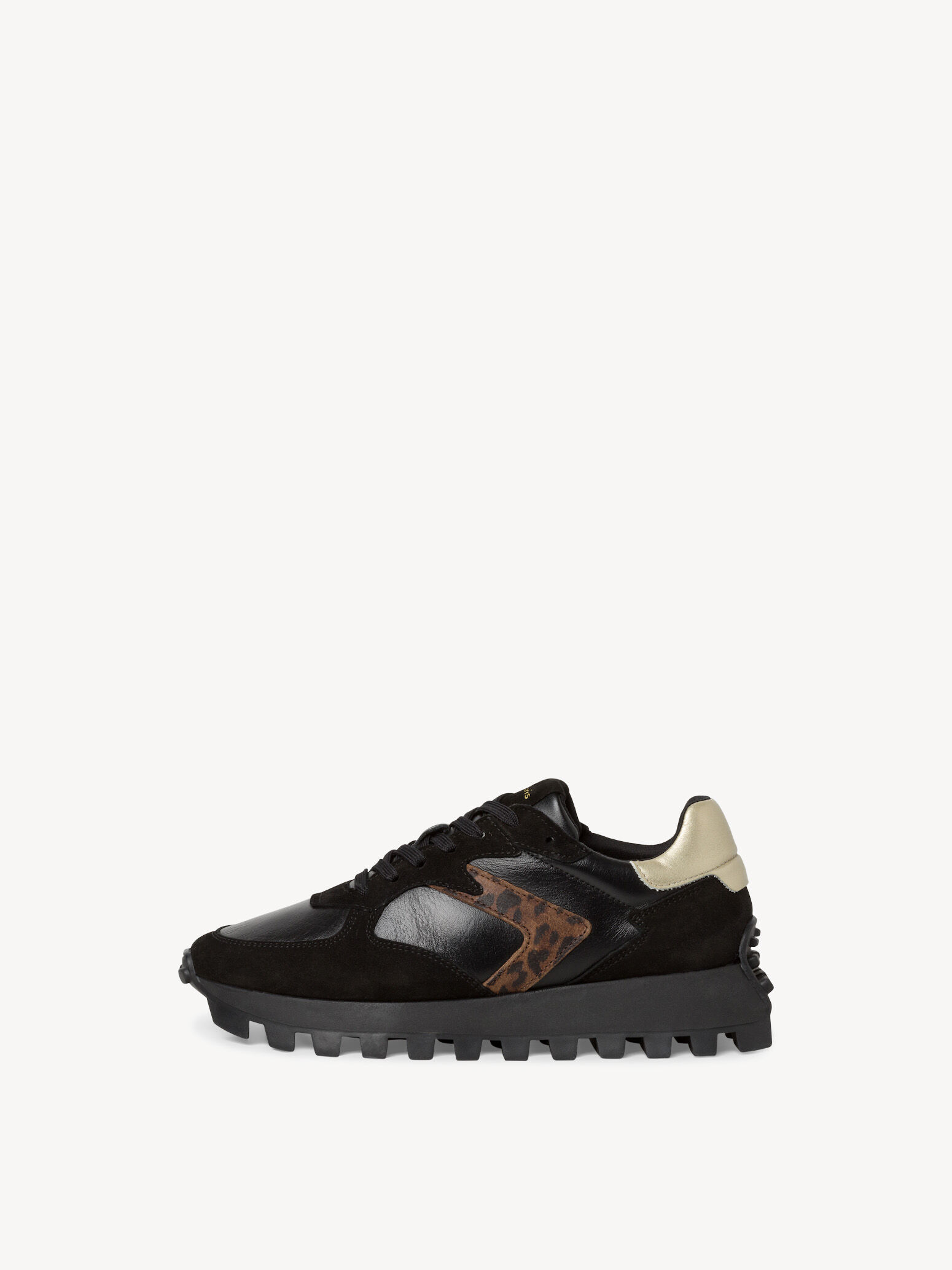 Leather Sneaker - Black