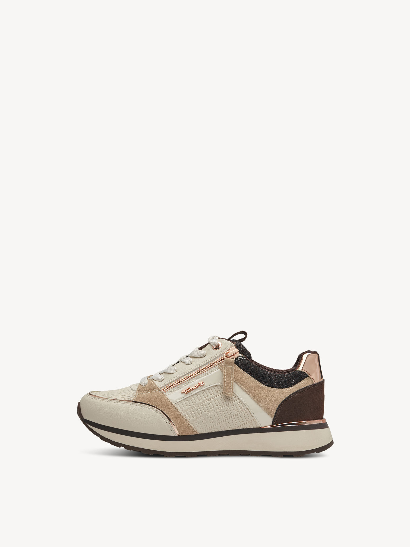 Leather Sneaker - Brown