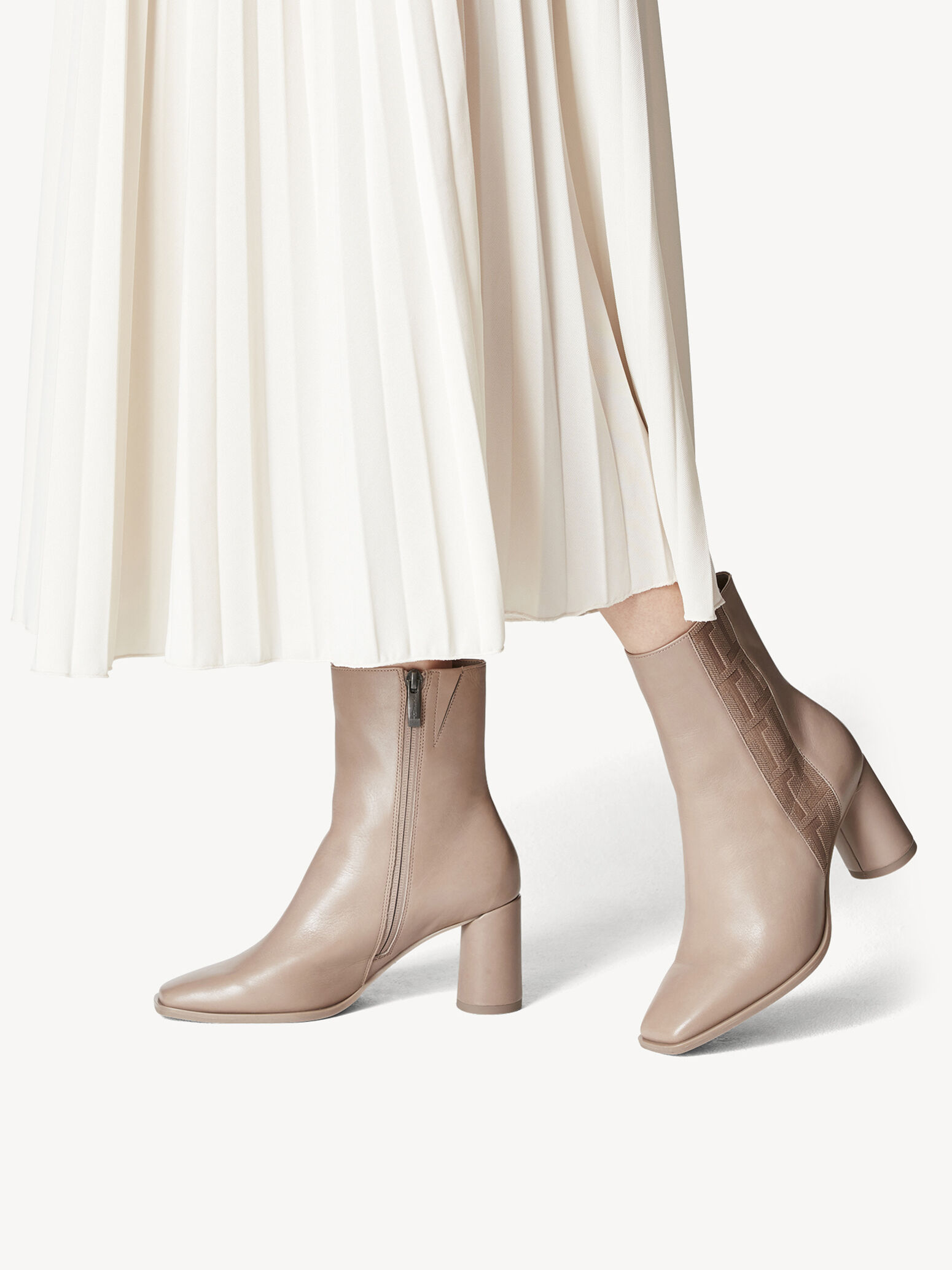 Leather Bootie - Brown