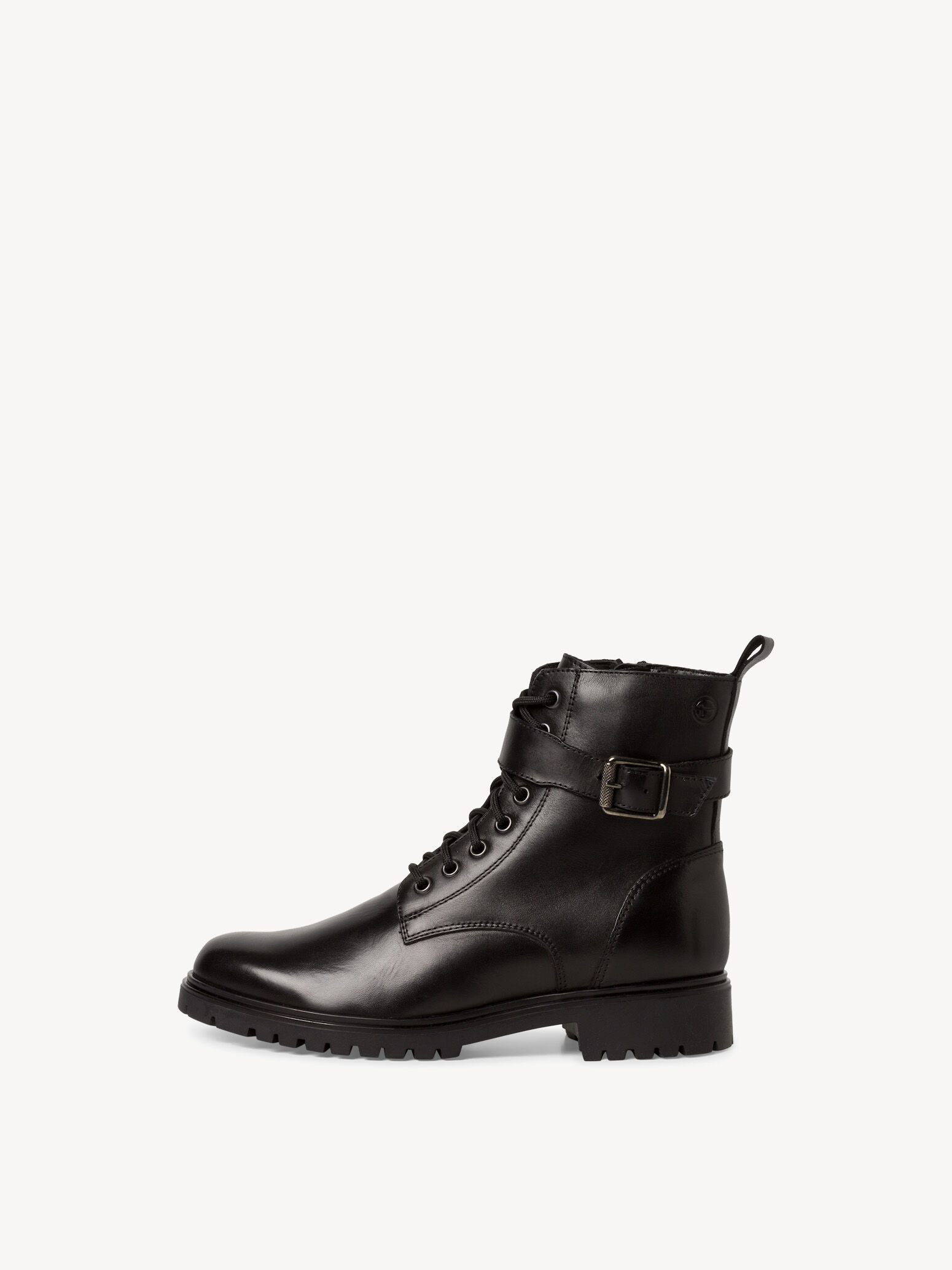 Leather Bootie - Black