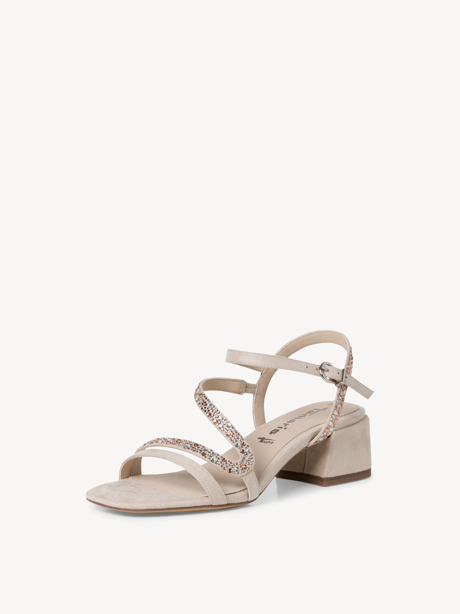 Heeled Sandal - Beige