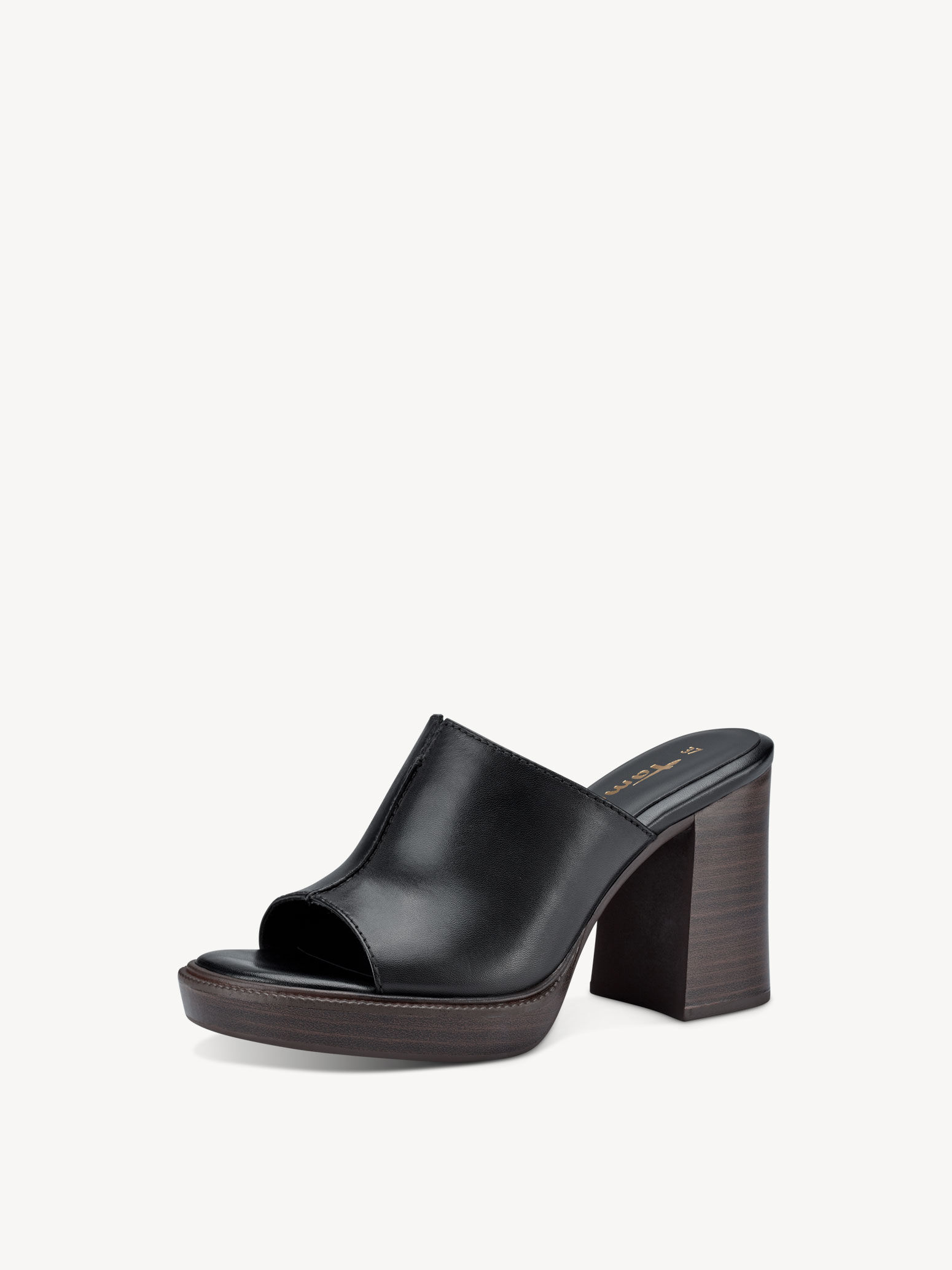 Leather Mule - Black