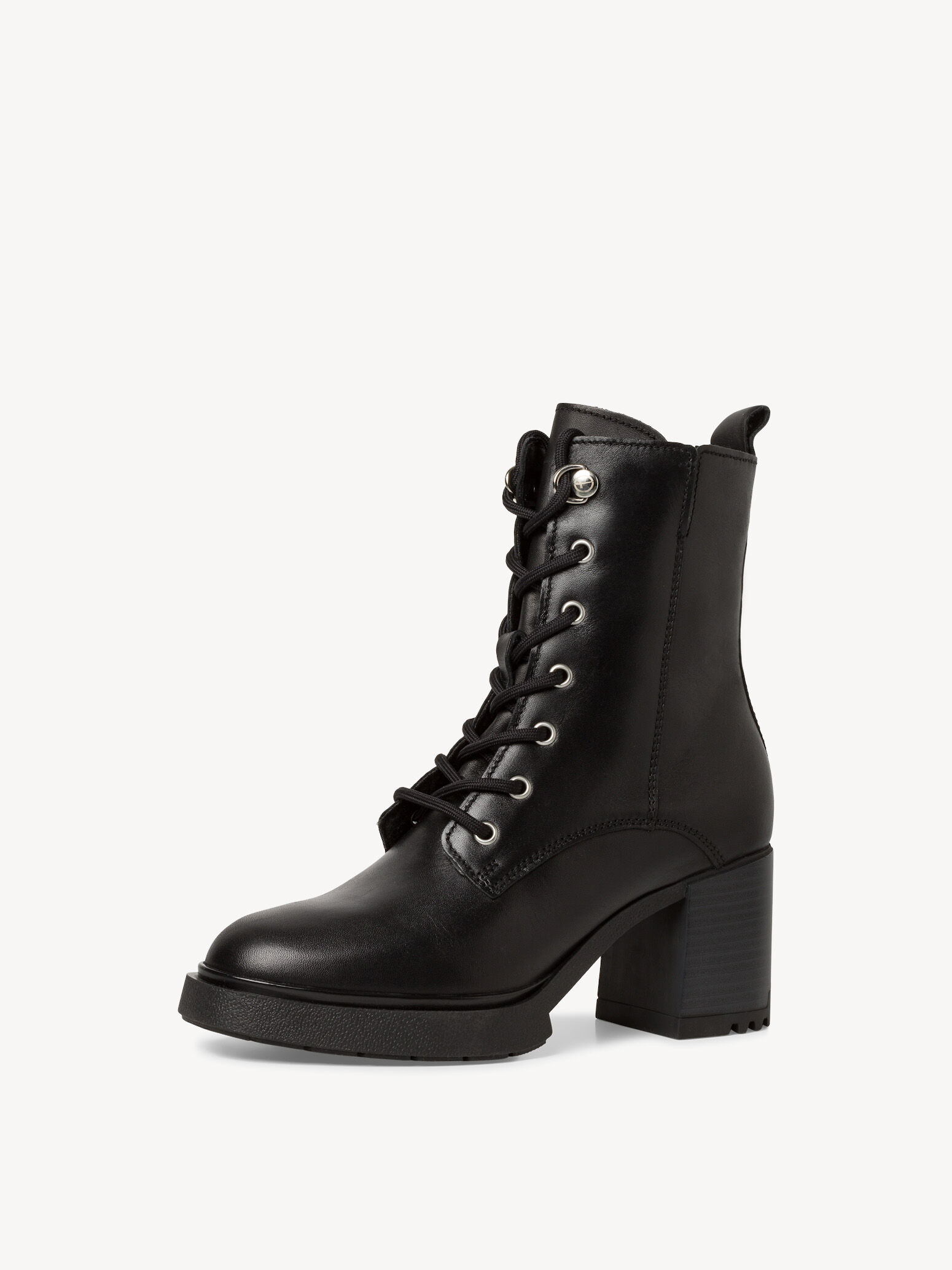 Leather Bootie - Black
