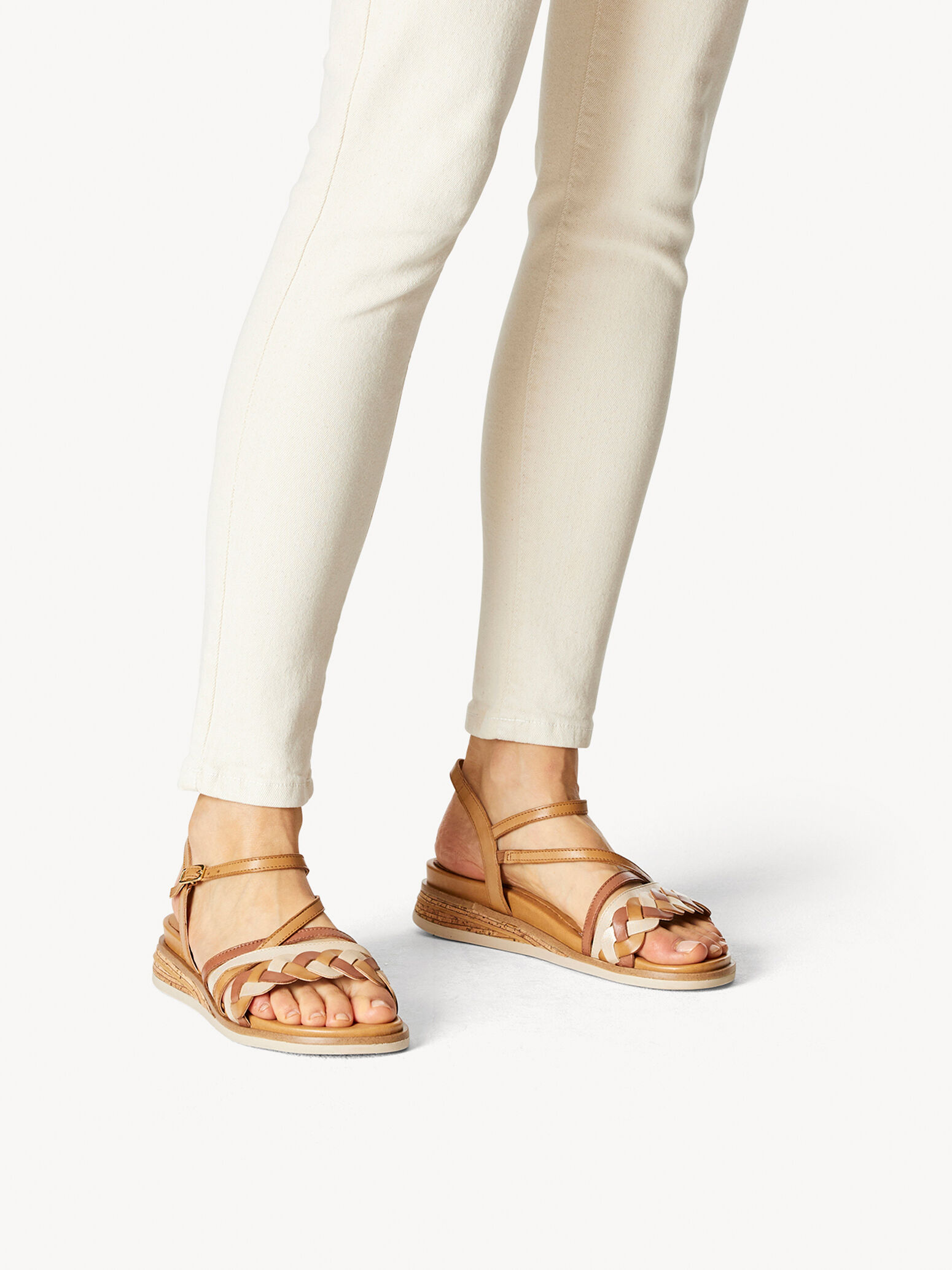 Heeled Sandal - Brown