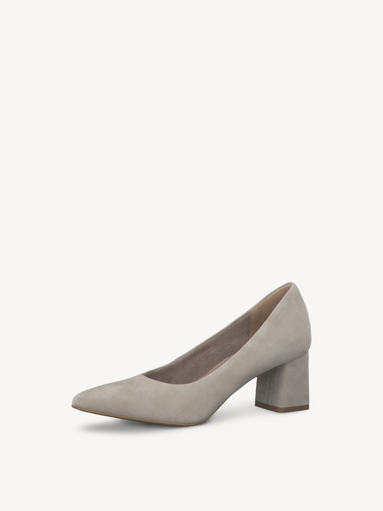 Leather Pumps - Beige
