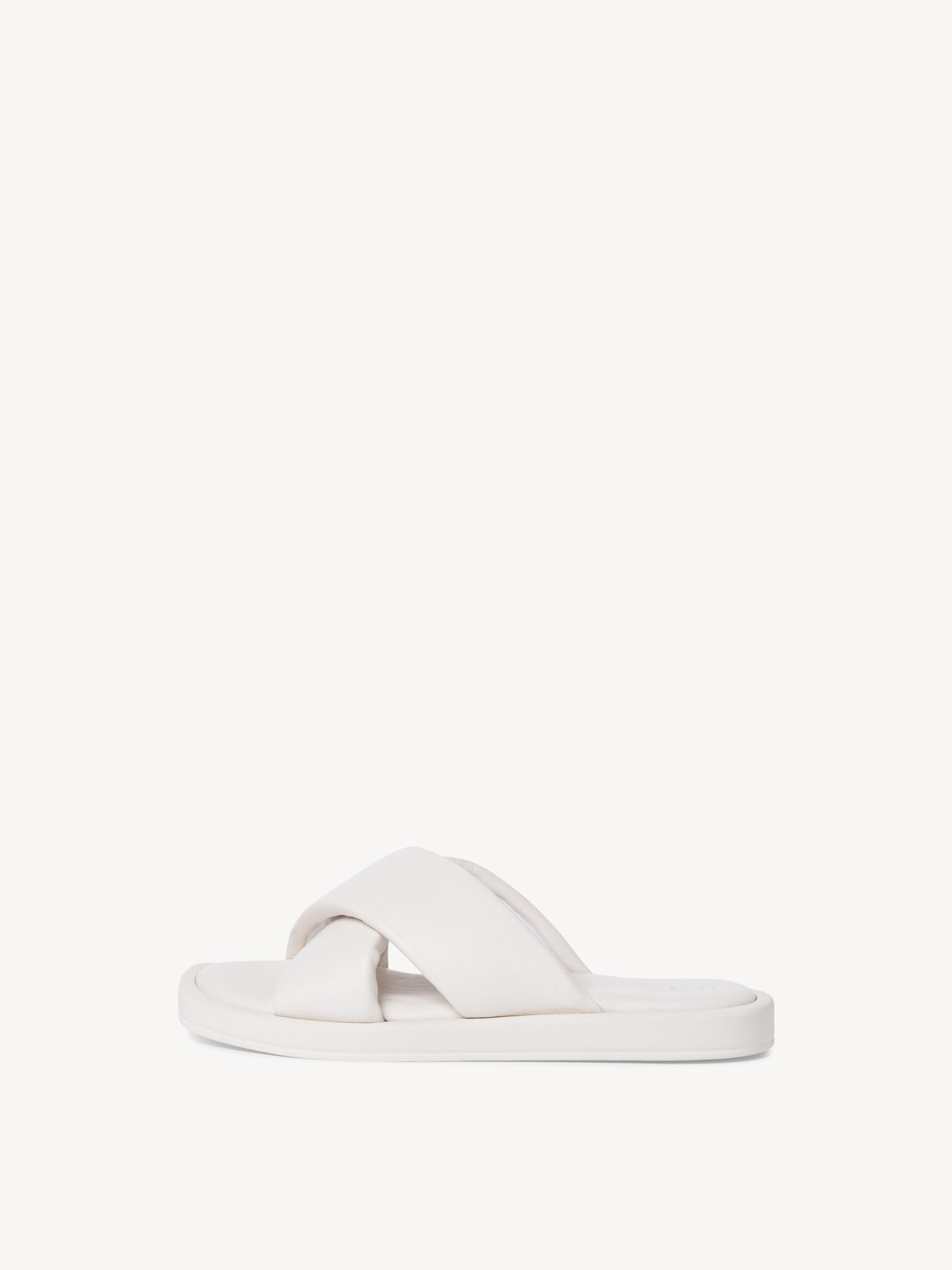 Leather Mule - White