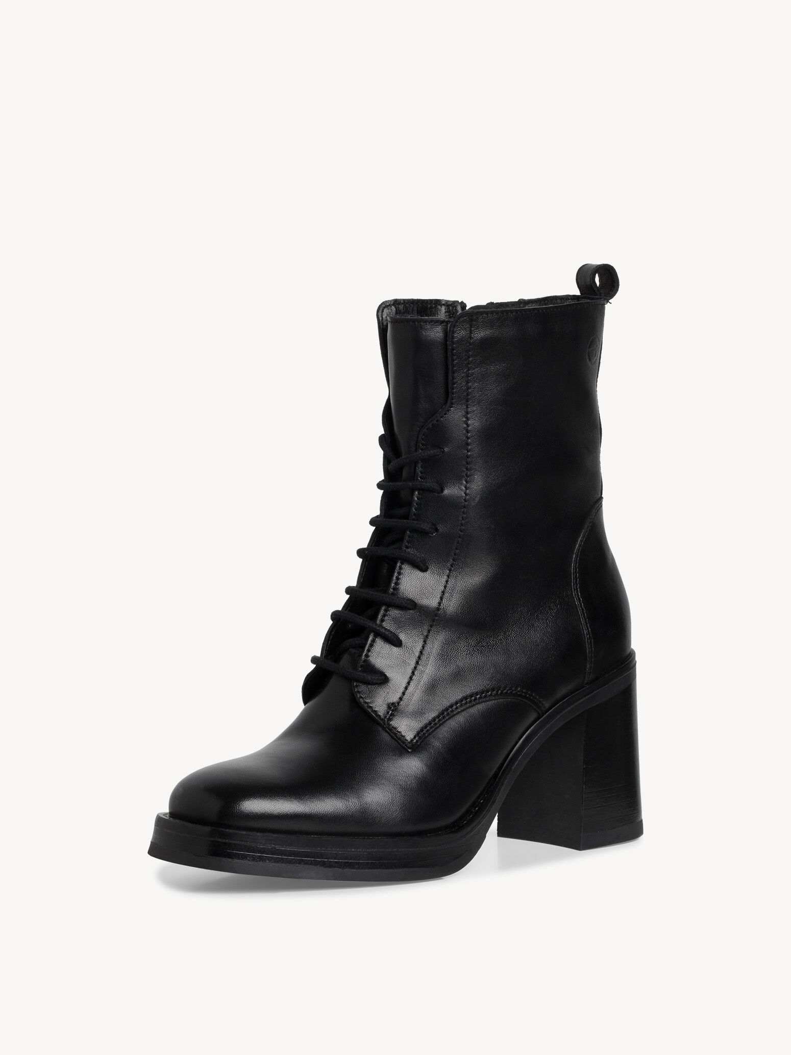 Leather Bootie - Black