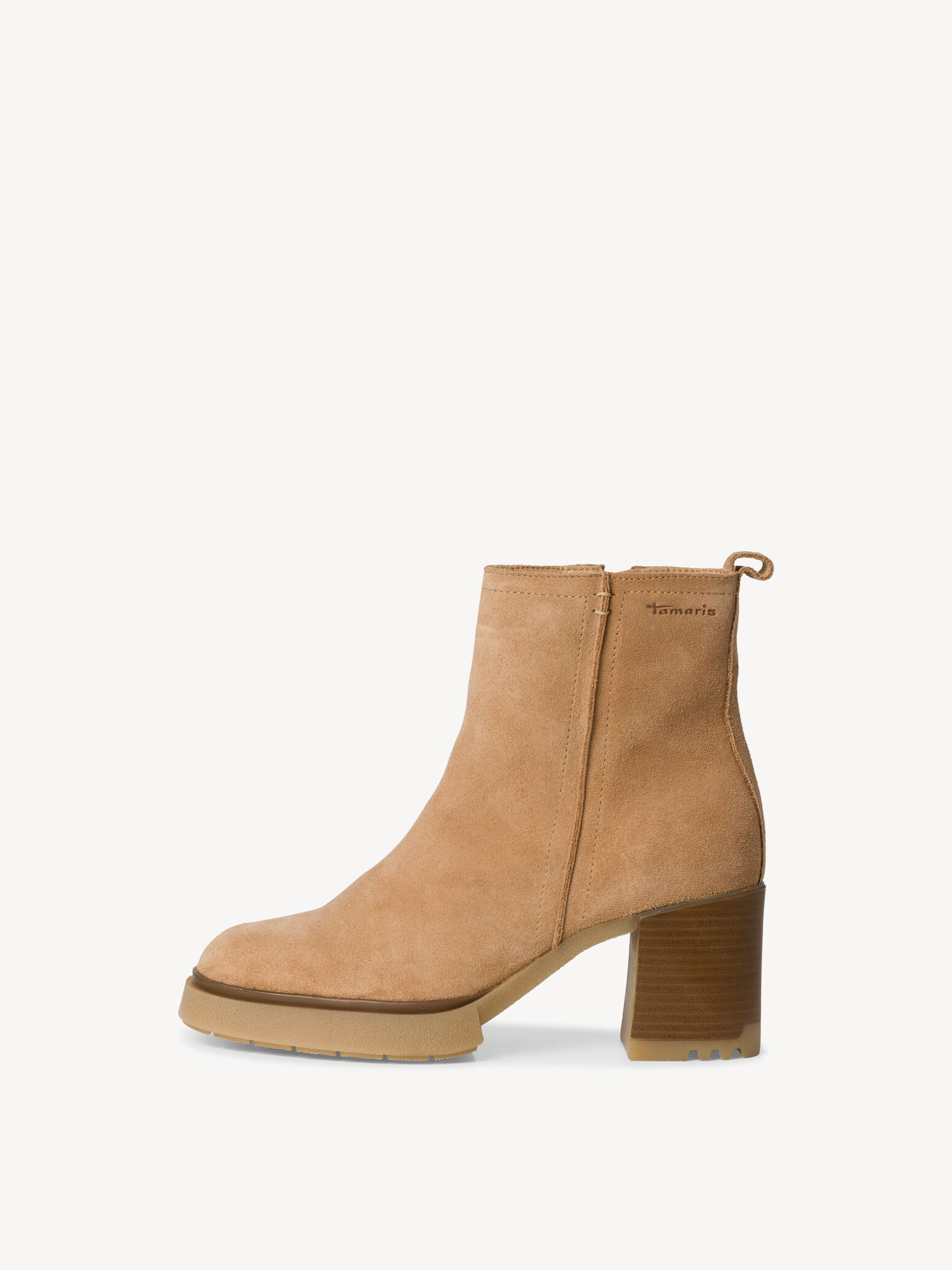 Leather Bootie - Brown