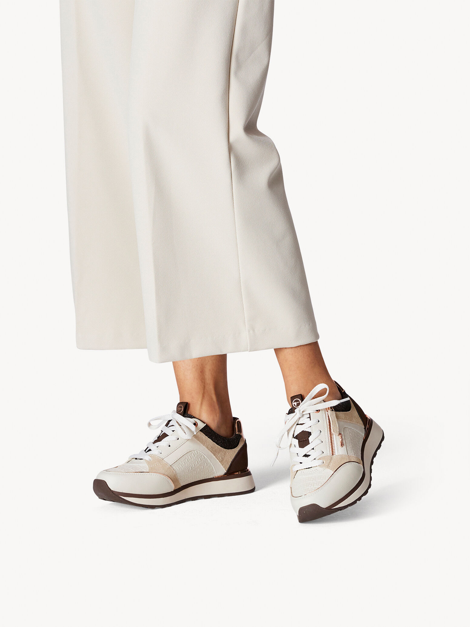 Leather Sneaker - Brown