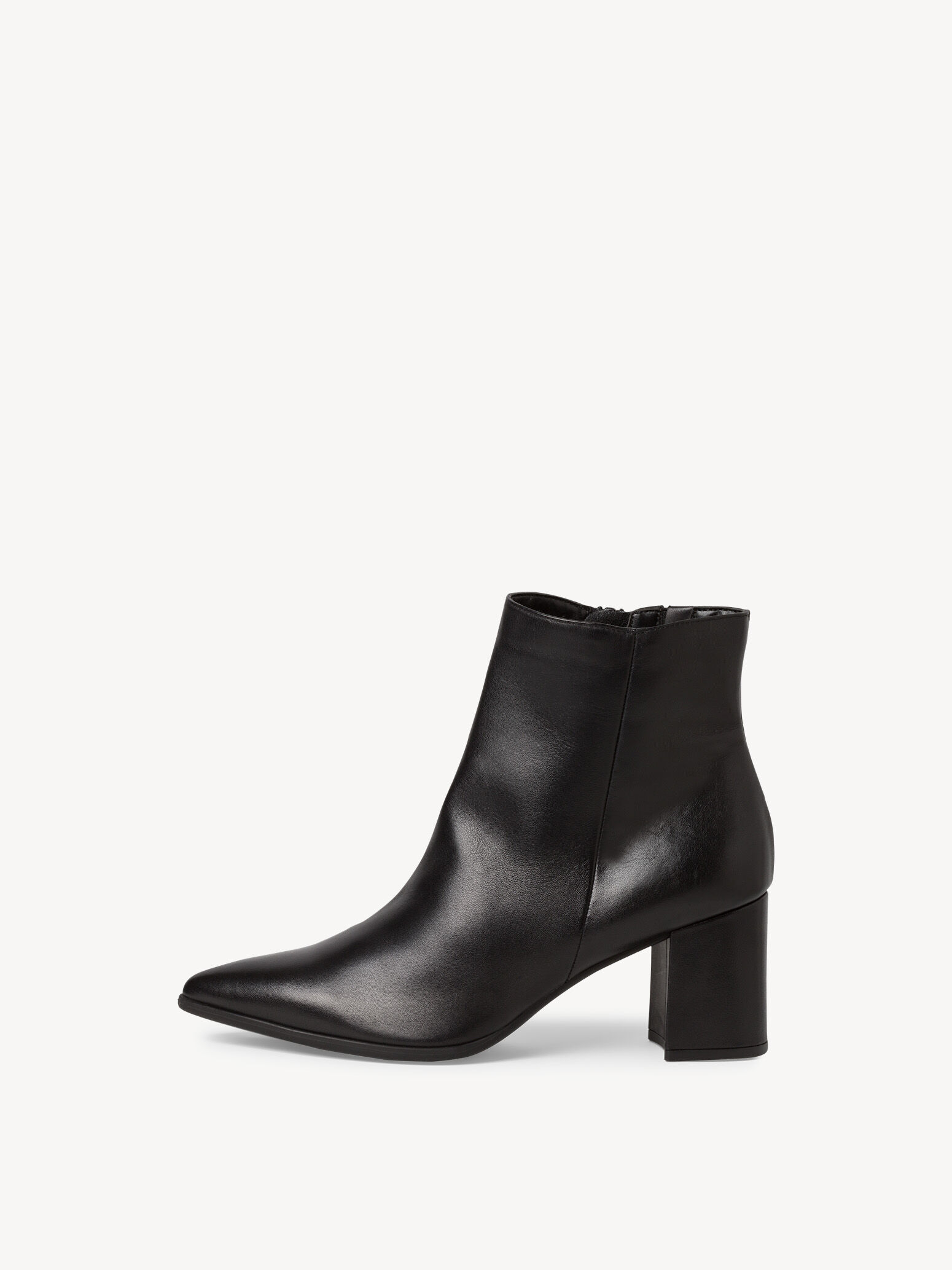 Leather Bootie - Black