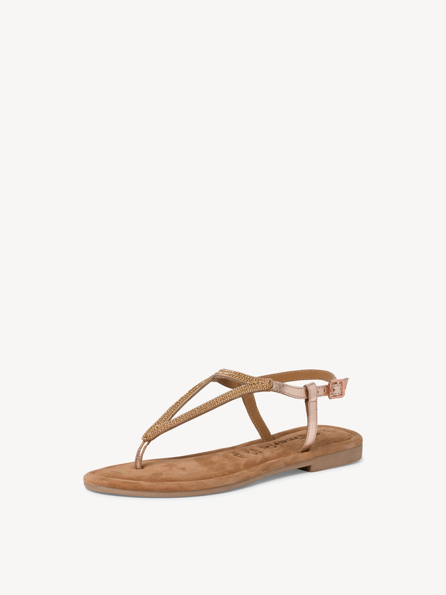 Leather Sandal - Metallic