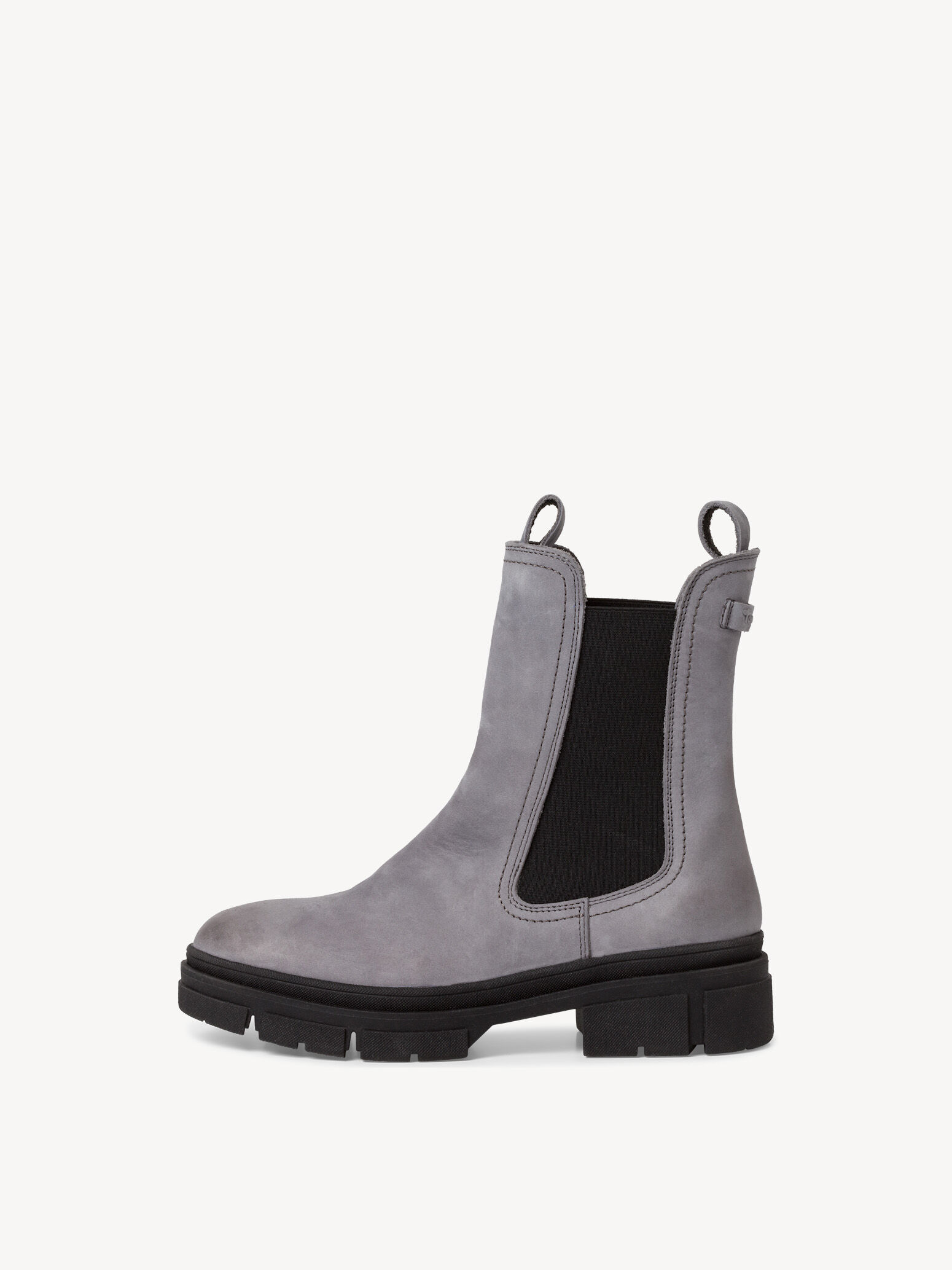 Leather Chelsea Boot - Grey
